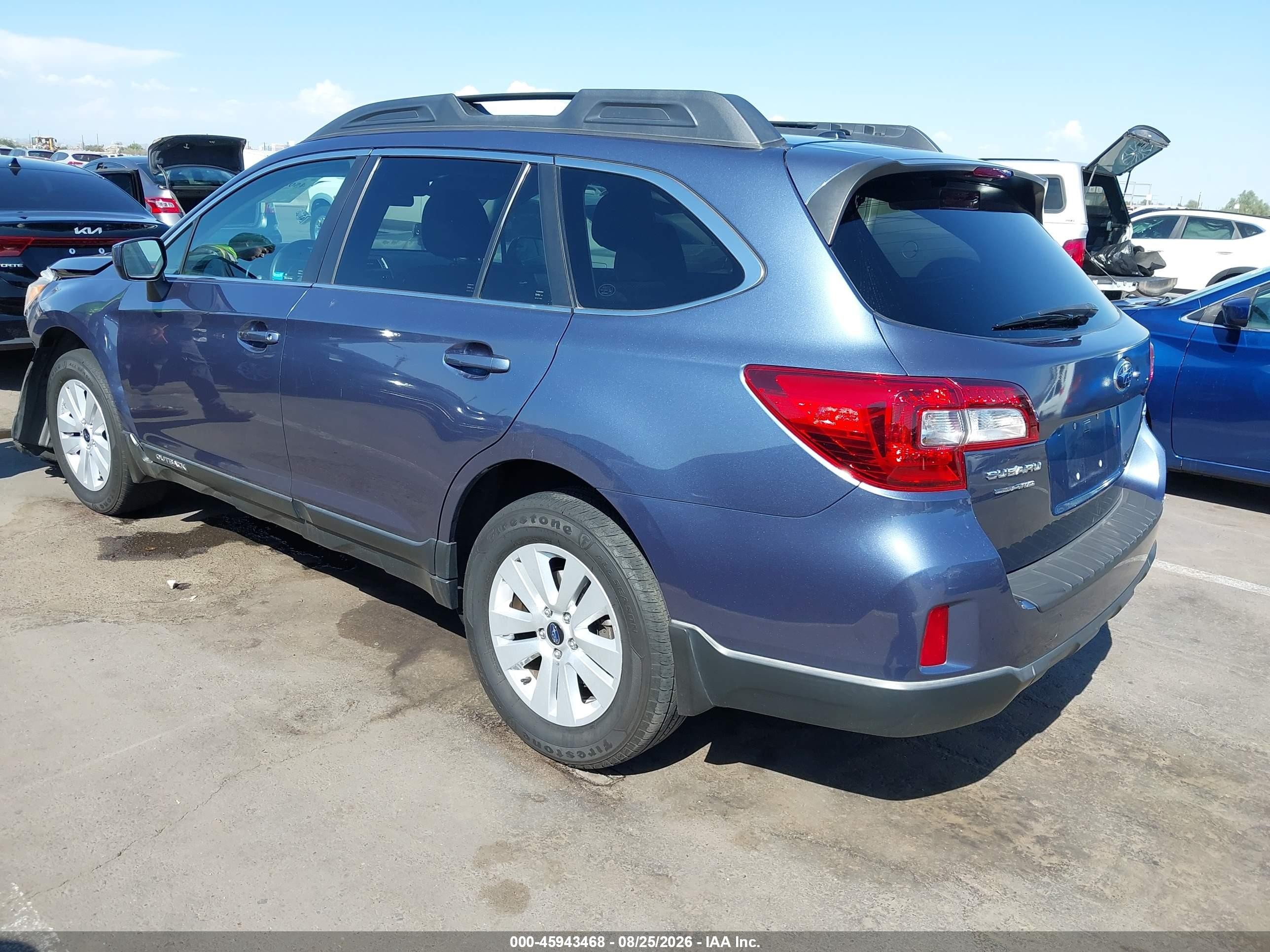 2015 Subaru Outback 2.5i Premium Синий vin: 4S4BSACC5F3311277