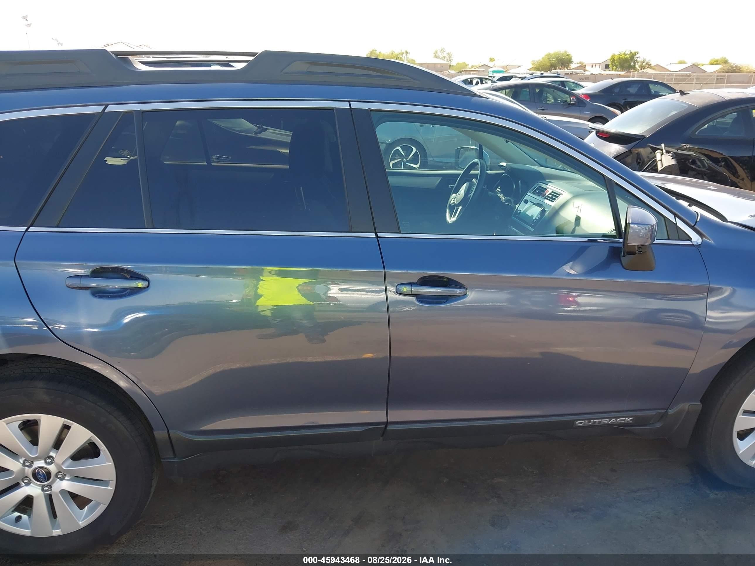 2015 Subaru Outback 2.5i Premium Синий vin: 4S4BSACC5F3311277