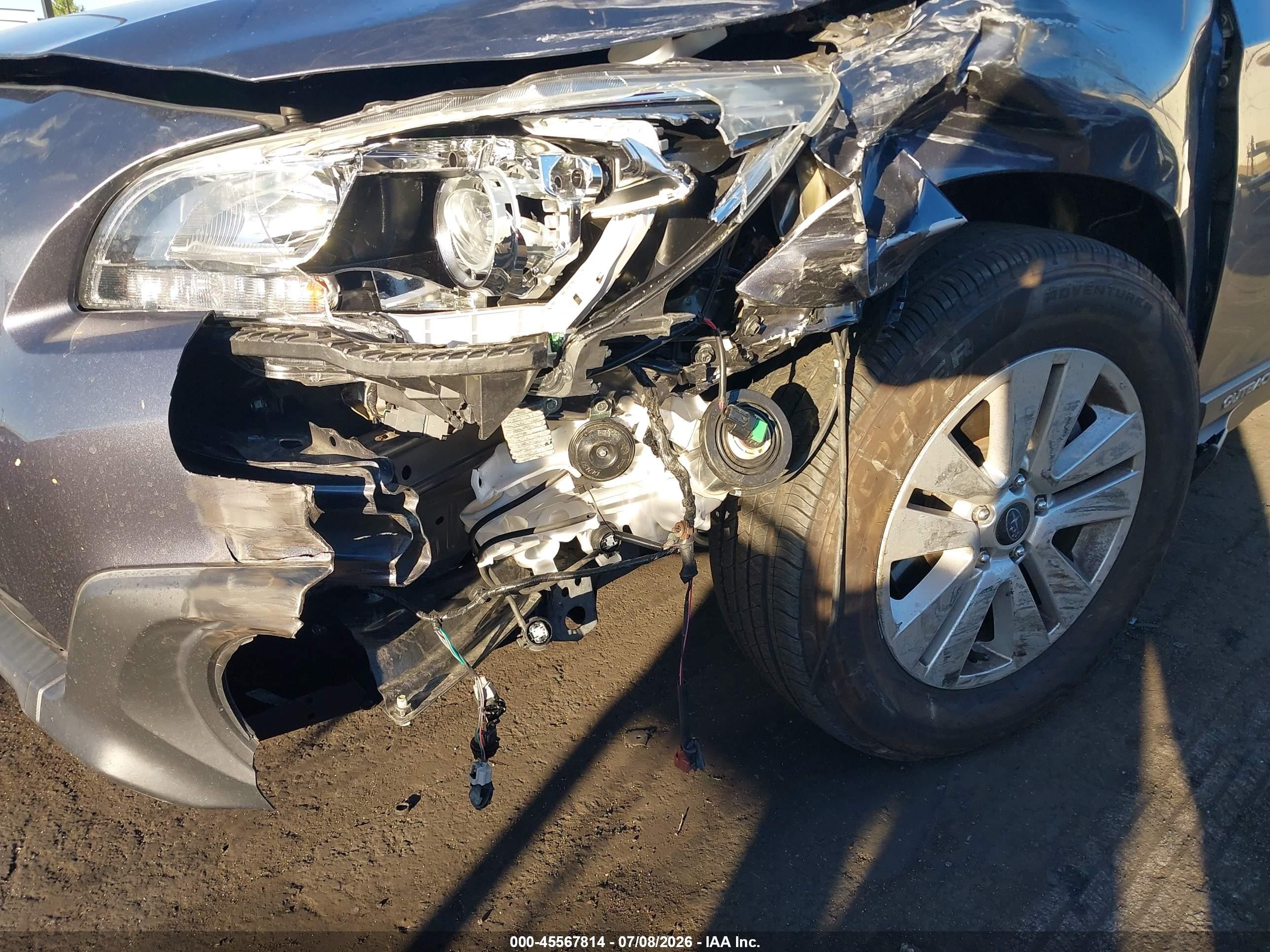 2015 Subaru Outback 2.5i Premium Blue vin: 4S4BSACC6F3318870