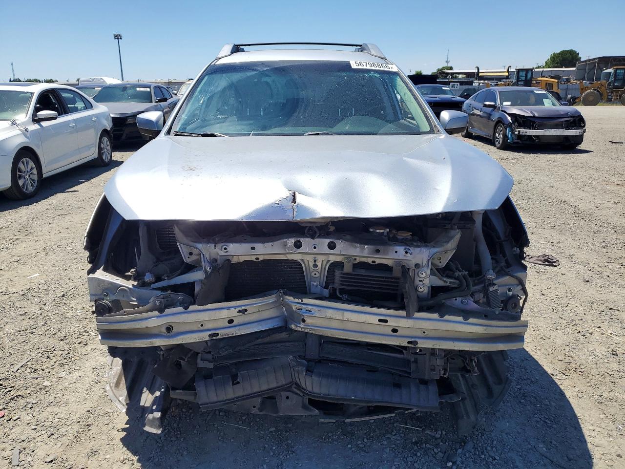 2015 Subaru Outback 2.5i Premium Silver vin: 4S4BSACC6F3345017
