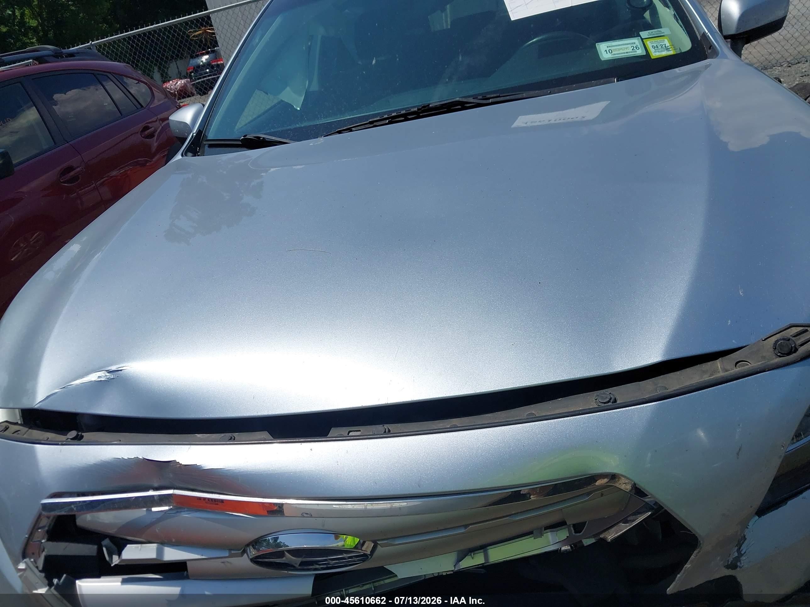 2015 Subaru Outback 2.5i Premium Silver vin: 4S4BSACC6F3357460