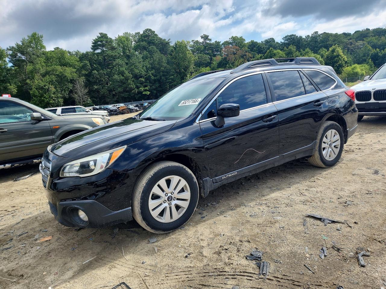 2016 Subaru Outback 2.5i Premium Black vin: 4S4BSACC6G3241368