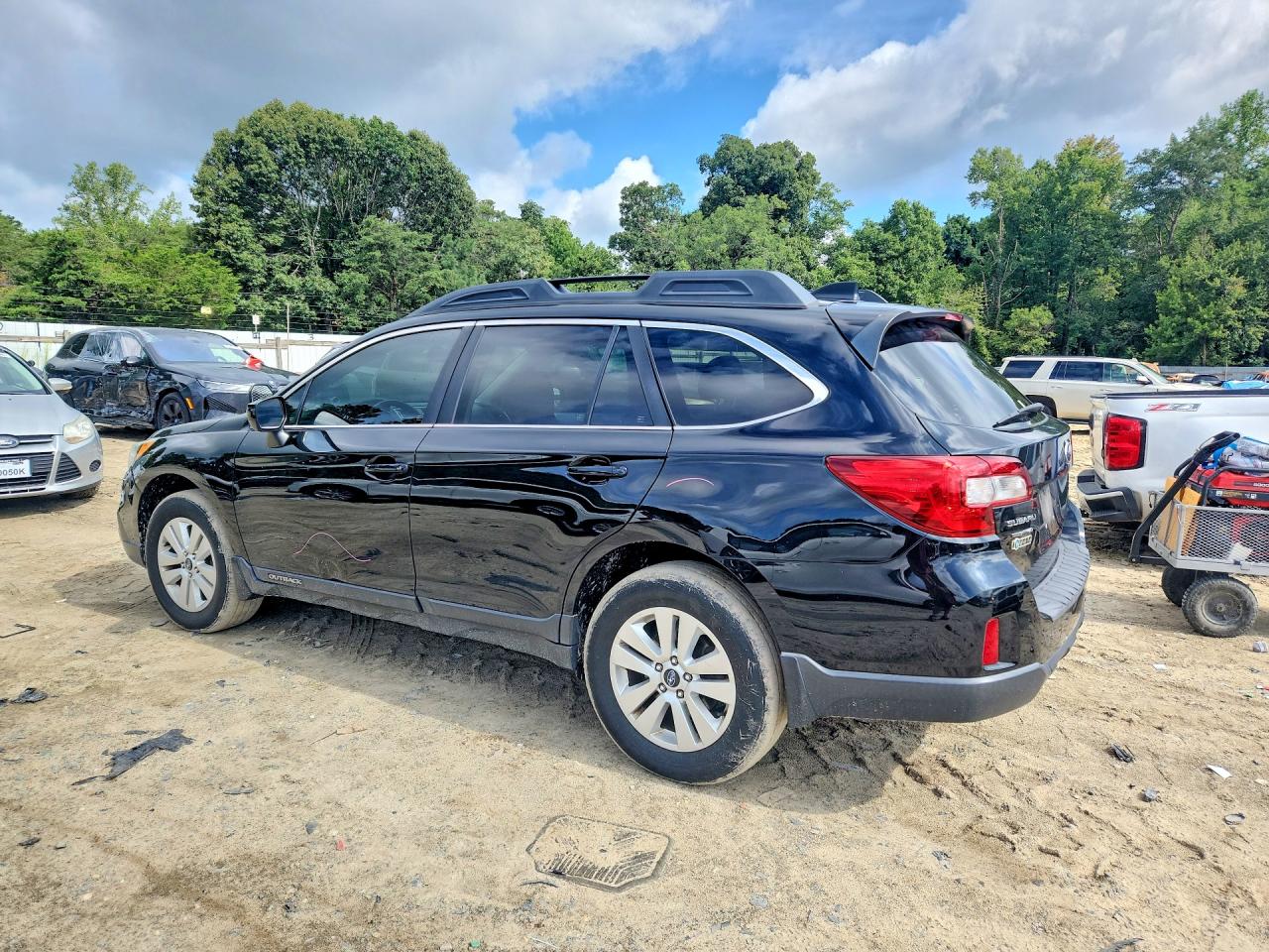 2016 Subaru Outback 2.5i Premium Черный vin: 4S4BSACC6G3241368