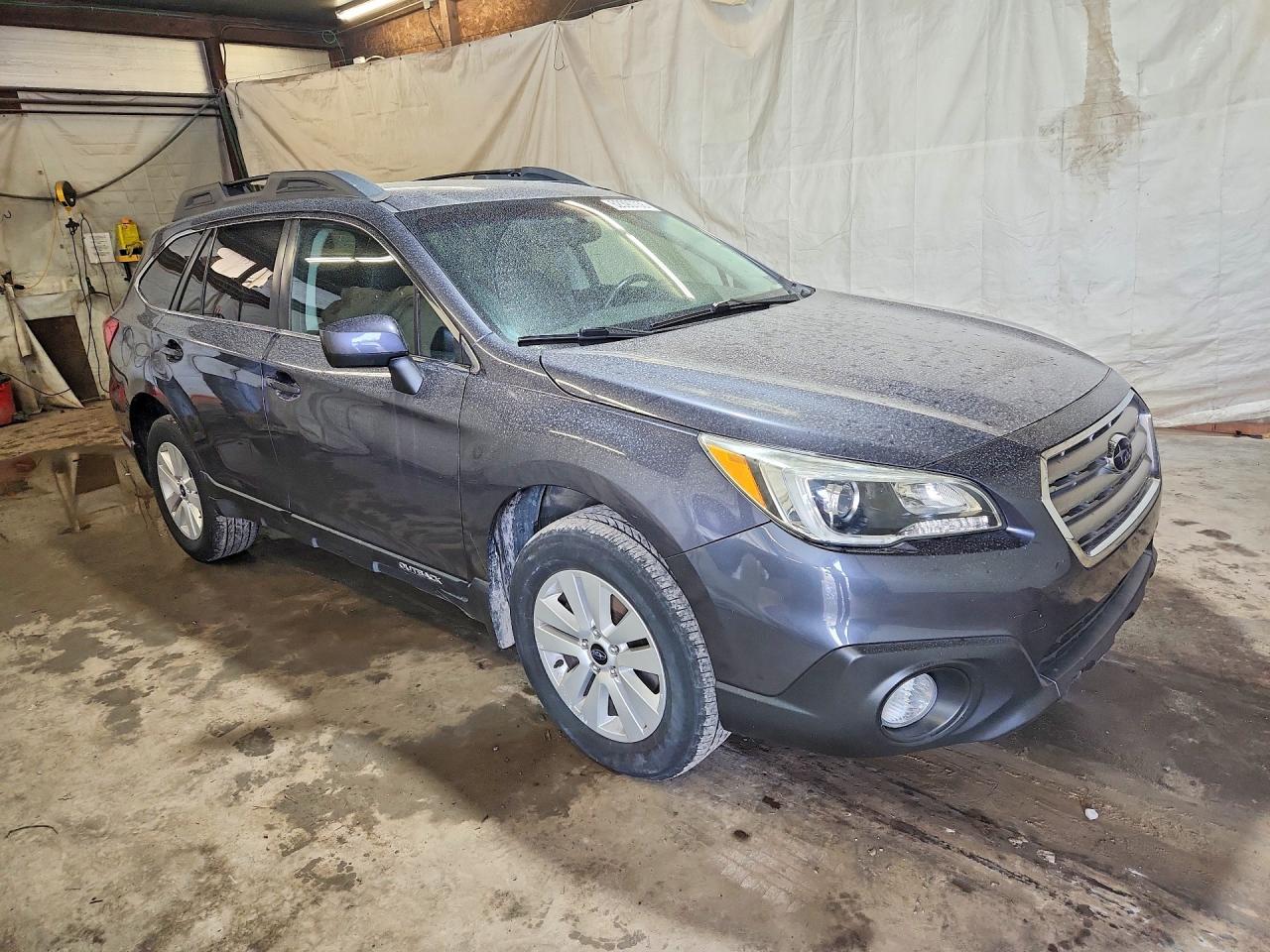 2015 Subaru Outback 2.5i Premium Gray vin: 4S4BSACC7F3206417