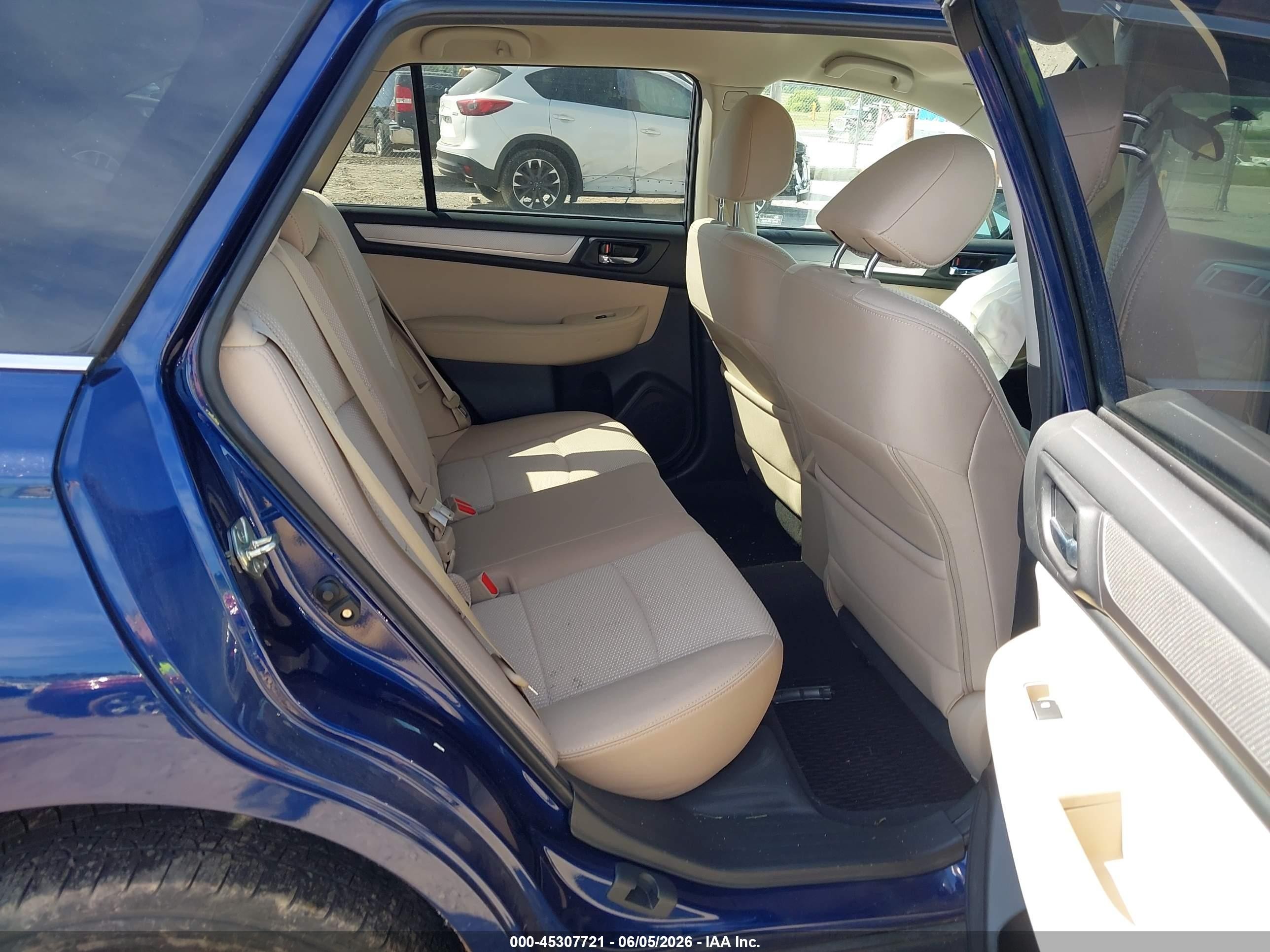 2015 Subaru Outback 2.5i Premium Blue vin: 4S4BSACC7F3307490