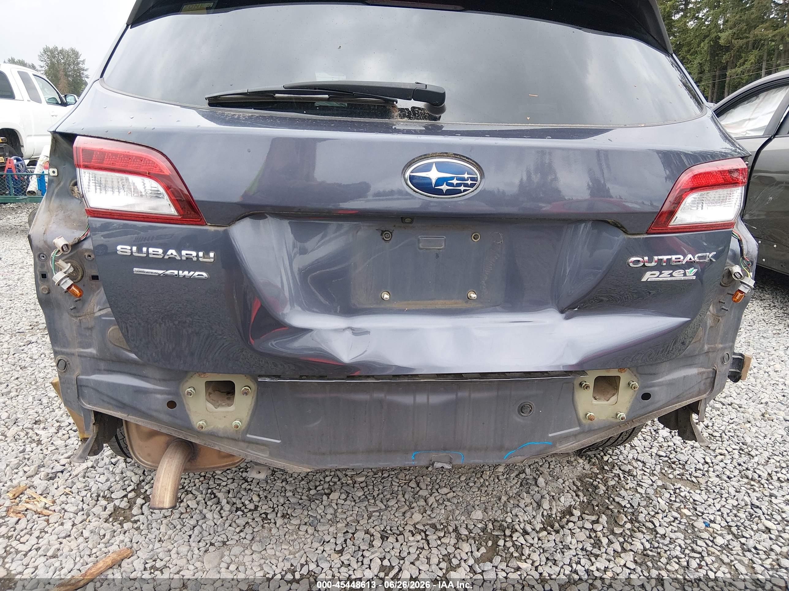 2015 Subaru Outback 2.5i Premium Blue vin: 4S4BSACC7F3339274