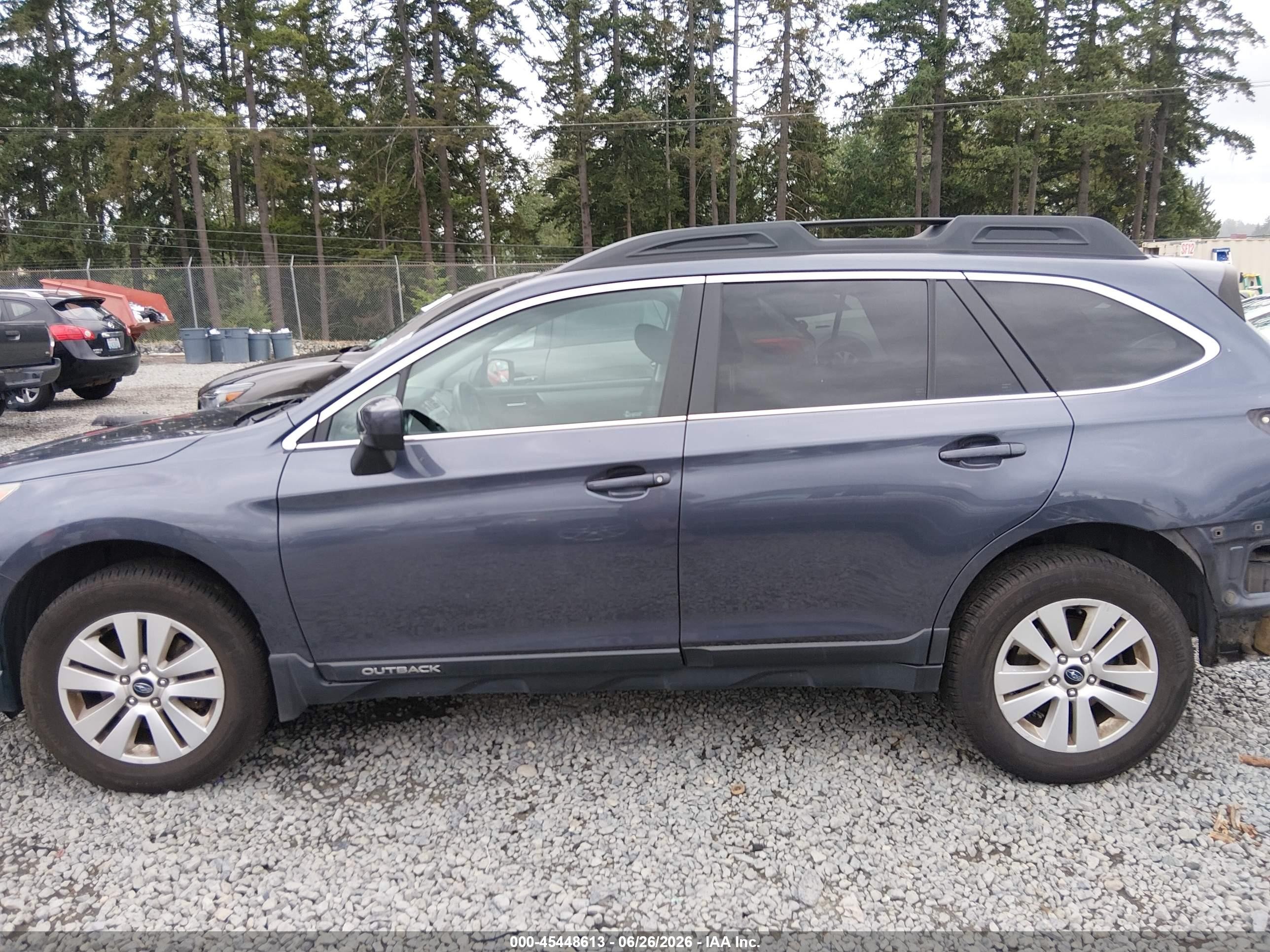 2015 Subaru Outback 2.5i Premium Blue vin: 4S4BSACC7F3339274