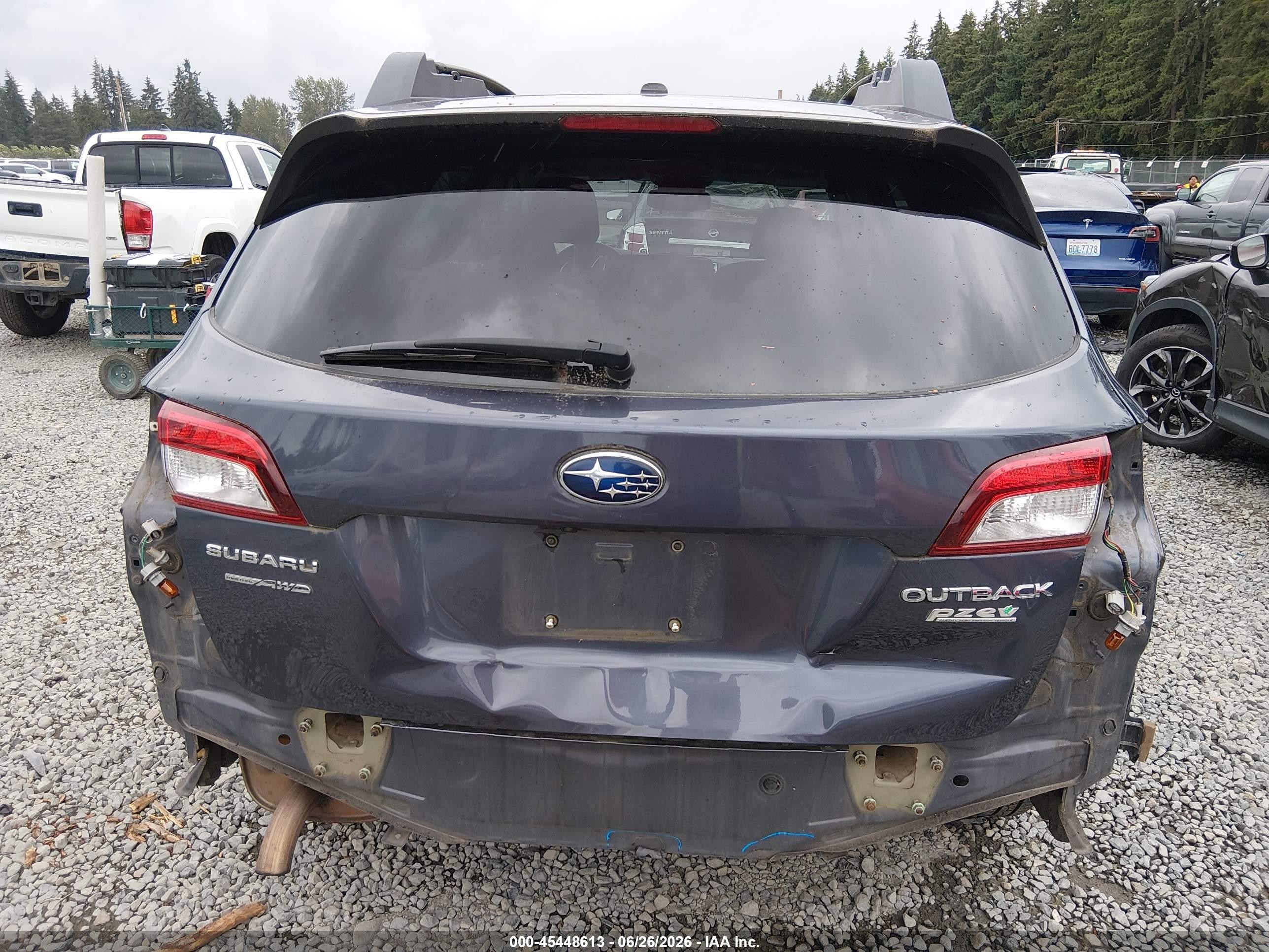 2015 Subaru Outback 2.5i Premium Blue vin: 4S4BSACC7F3339274
