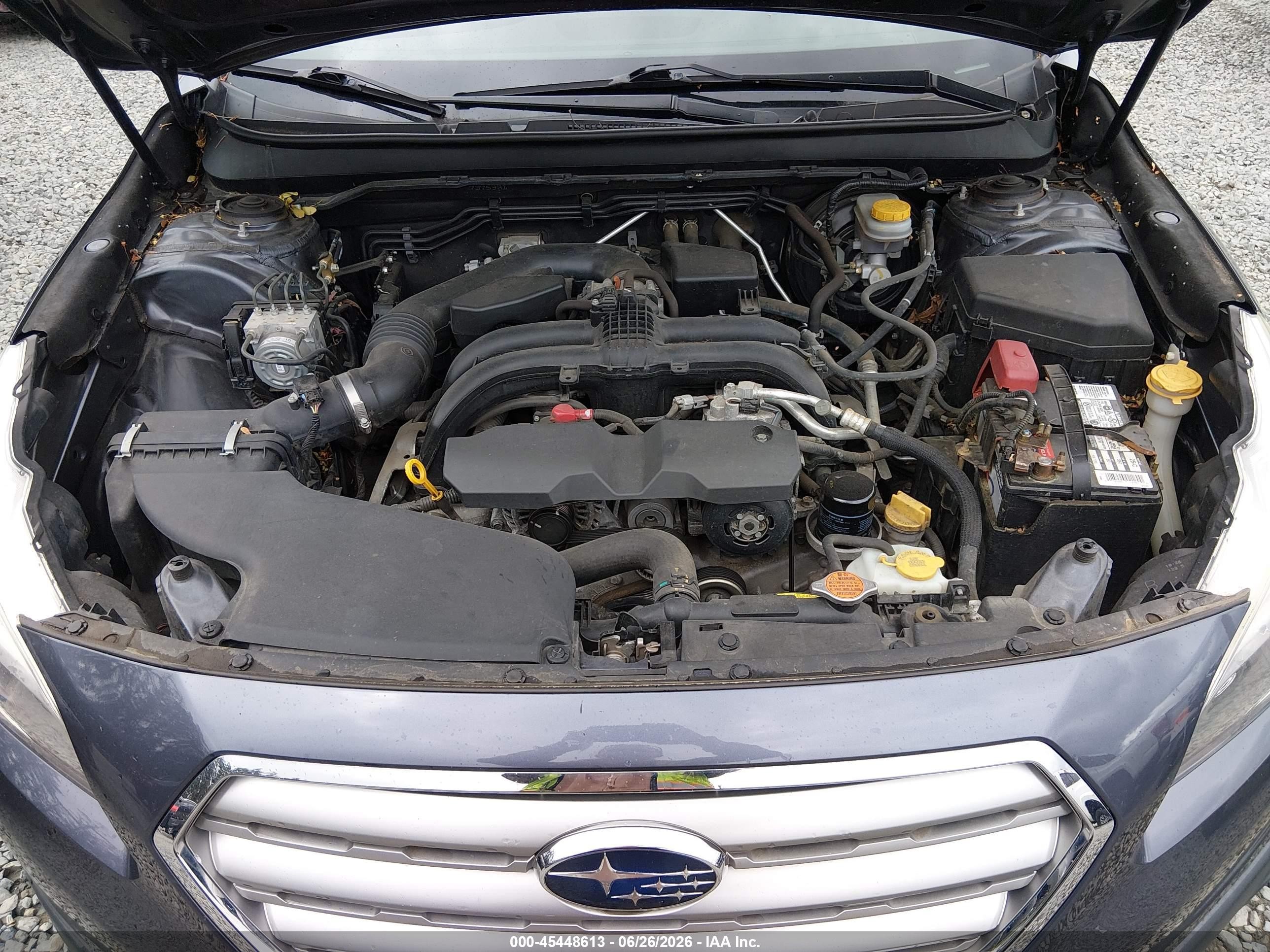 2015 Subaru Outback 2.5i Premium Blue vin: 4S4BSACC7F3339274