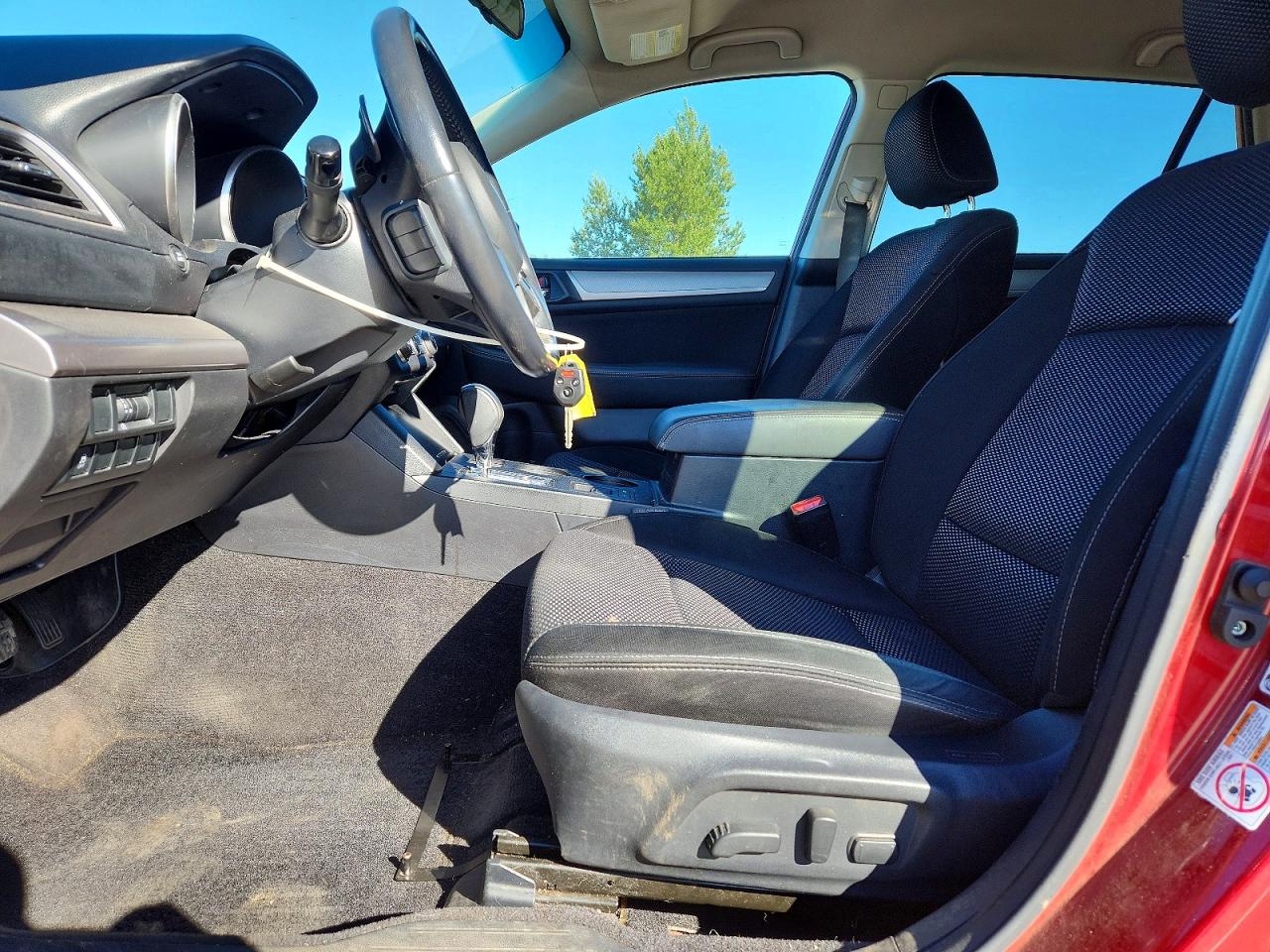 2015 Subaru Outback 2.5i Premium Red vin: 4S4BSACC8F3209083