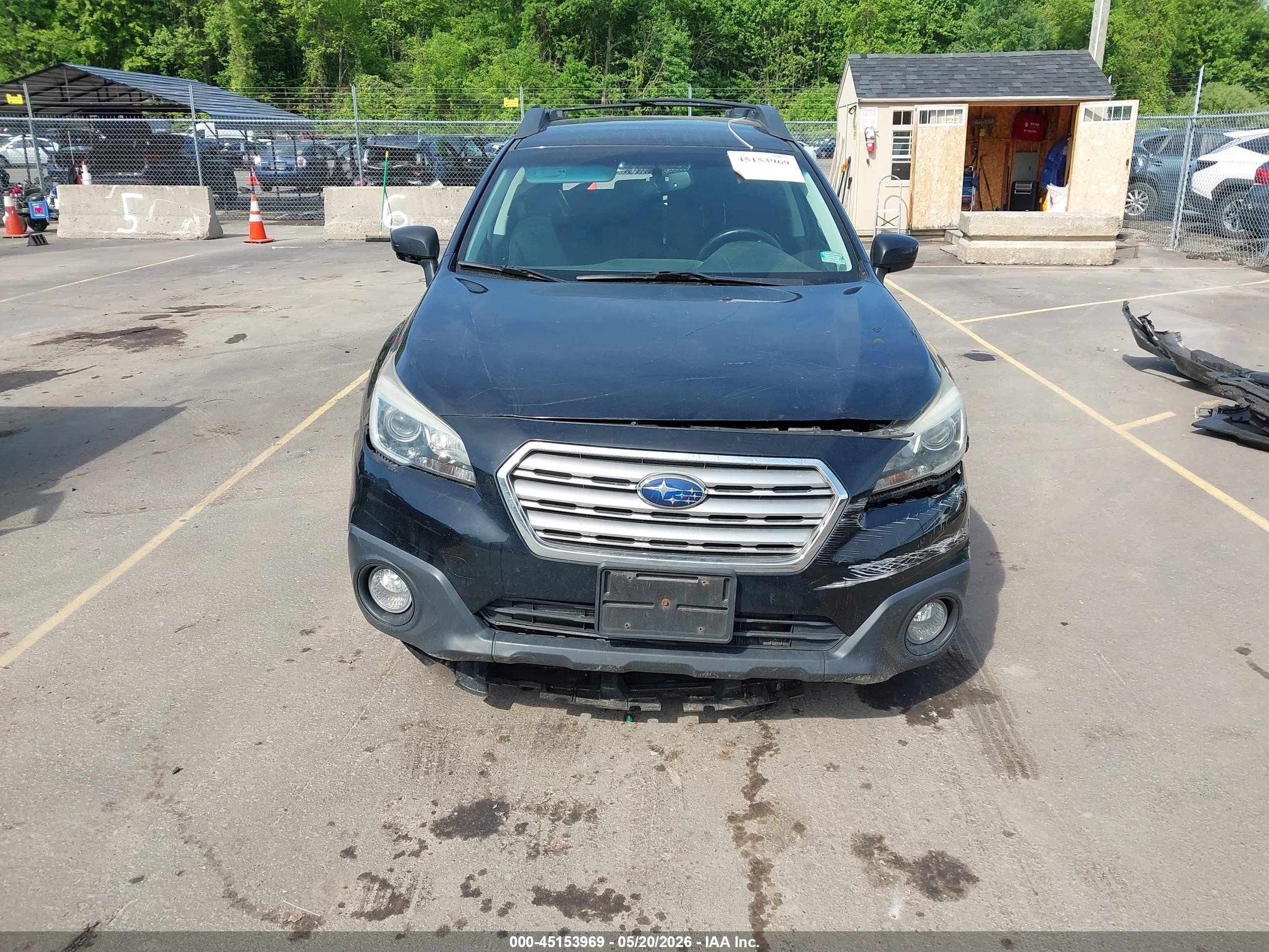 2015 Subaru Outback 2.5i Premium Black vin: 4S4BSACC8F3236719