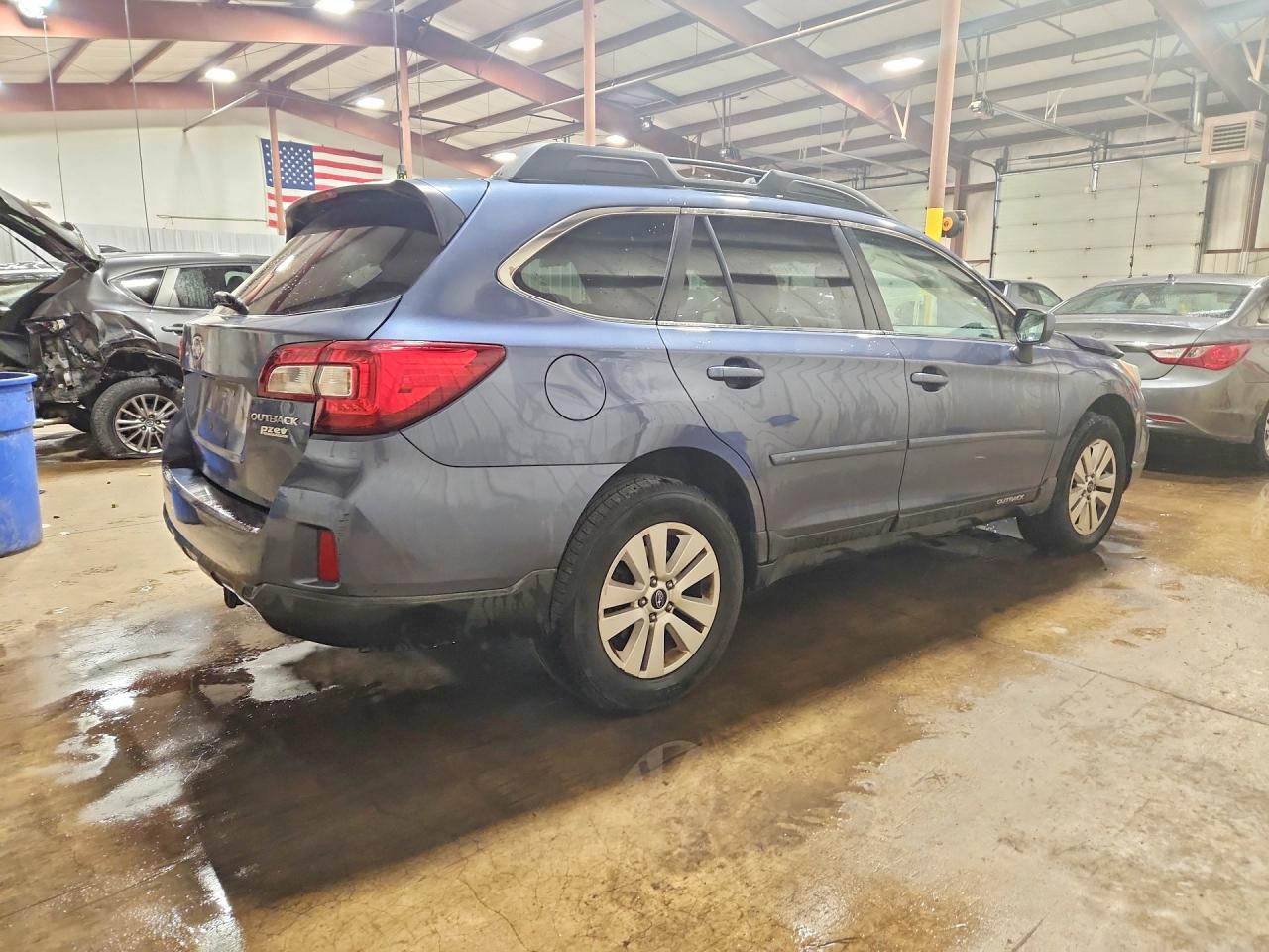 2015 Subaru Outback 2.5i Premium Blue vin: 4S4BSACC8F3257148