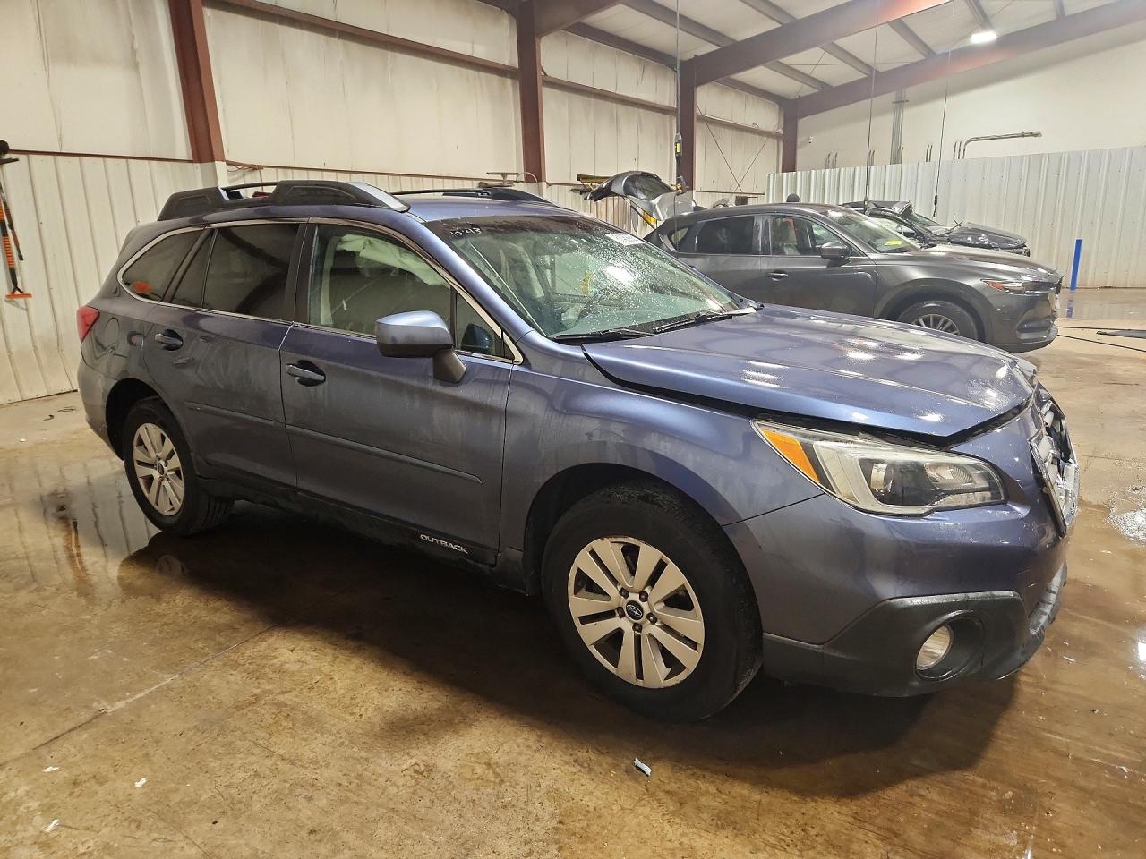 2015 Subaru Outback 2.5i Premium Blue vin: 4S4BSACC8F3257148