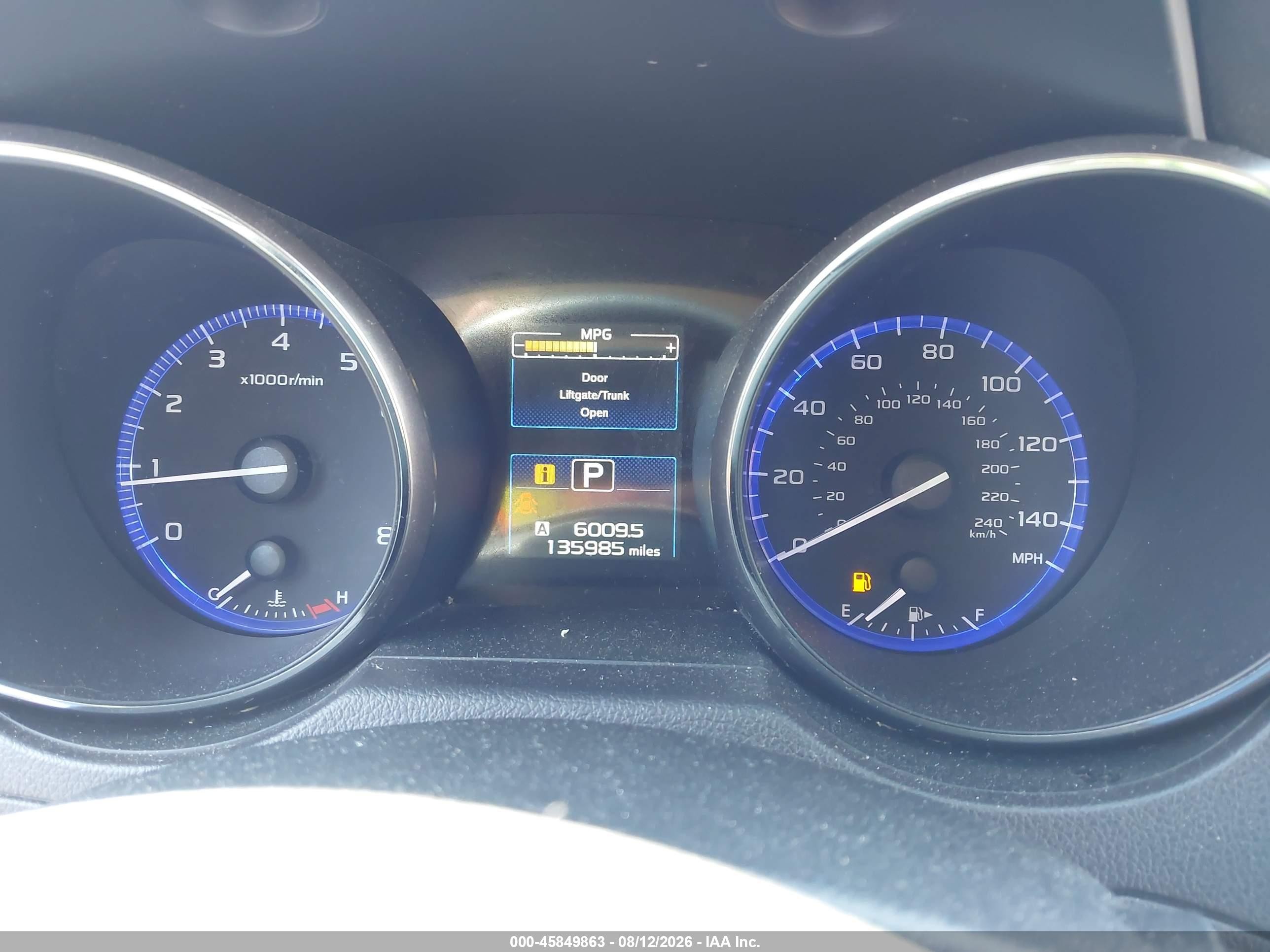 2015 Subaru Outback 2.5i Premium Gray vin: 4S4BSACC8F3263354