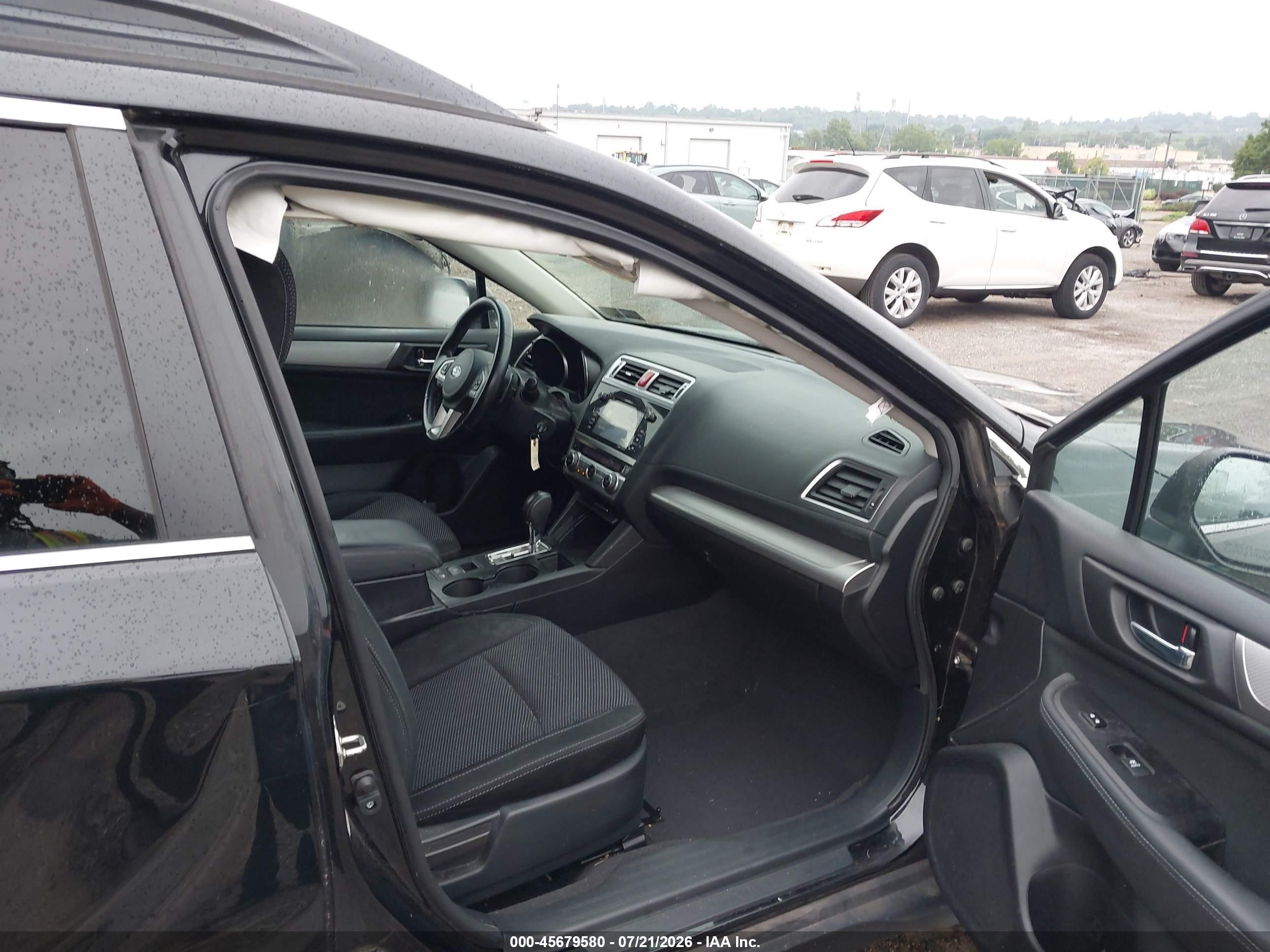 2015 Subaru Outback 2.5i Premium Черный vin: 4S4BSACC8F3287430