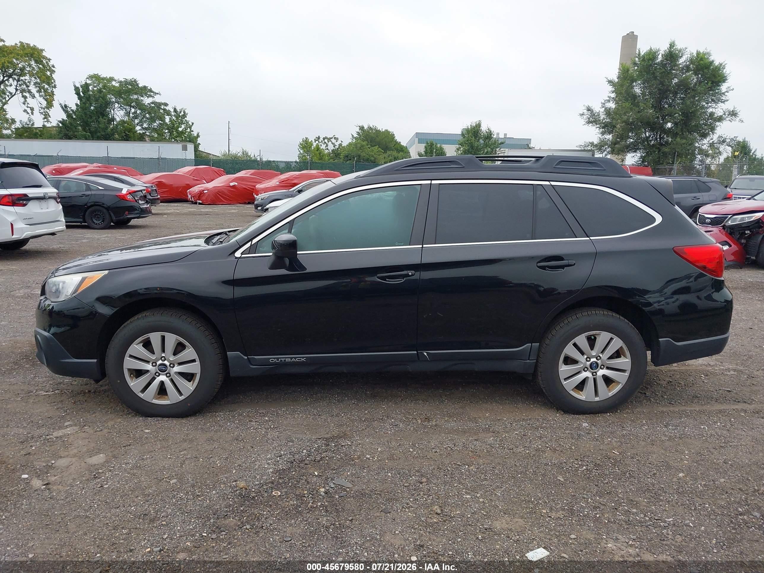 2015 Subaru Outback 2.5i Premium Черный vin: 4S4BSACC8F3287430
