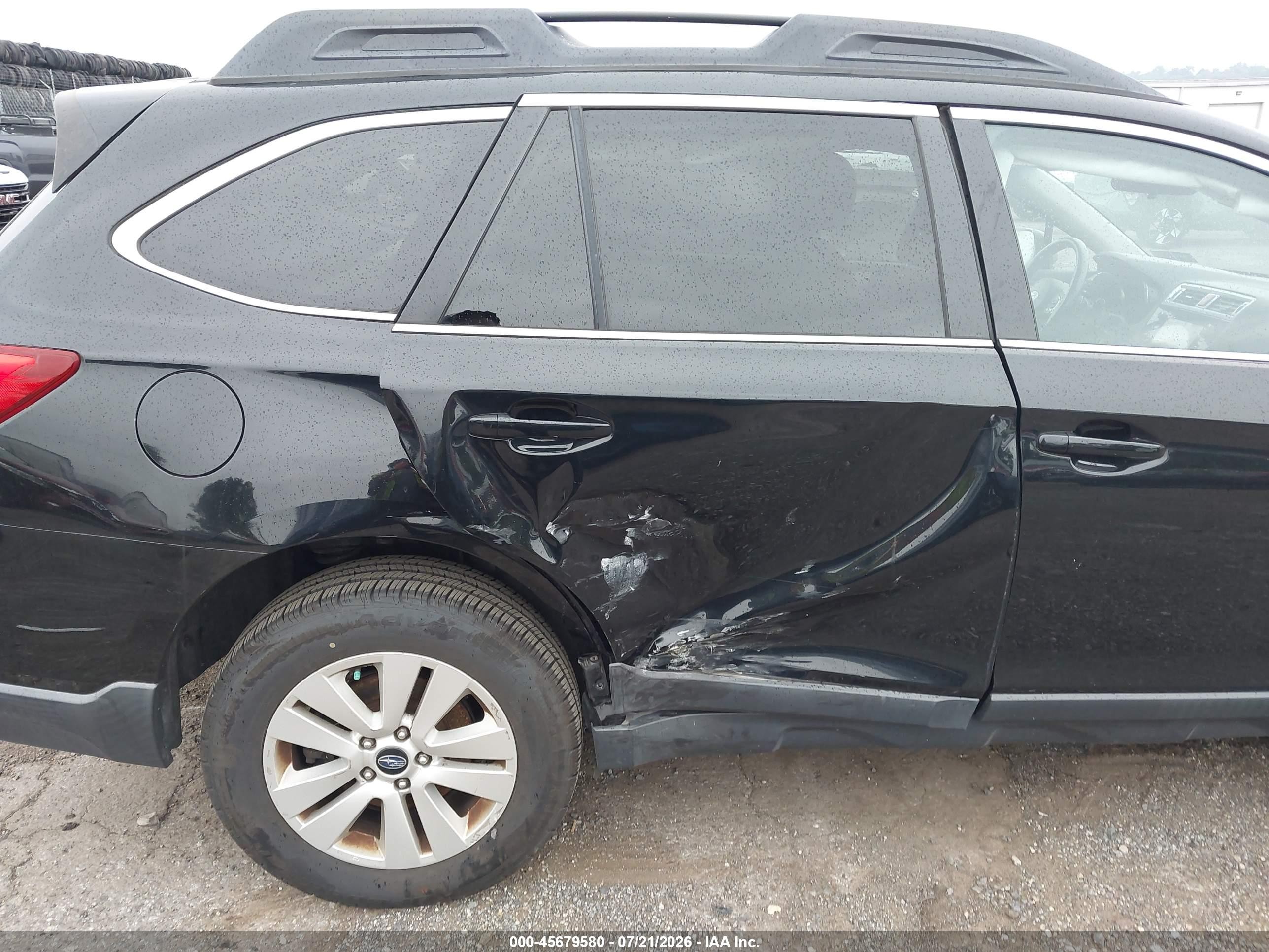 2015 Subaru Outback 2.5i Premium Черный vin: 4S4BSACC8F3287430