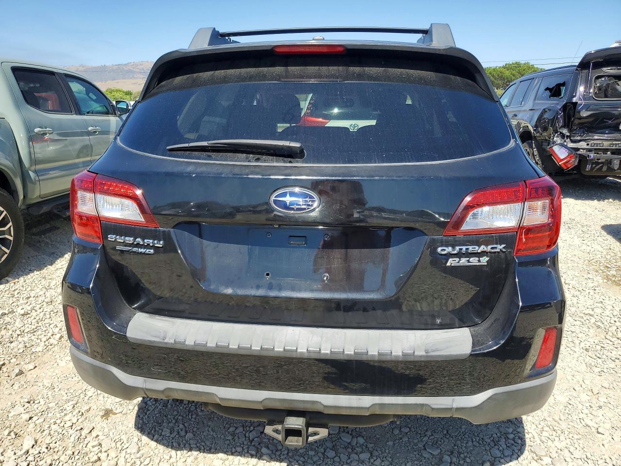 2015 Subaru Outback 2.5i Premium Black vin: 4S4BSACC8F3312892