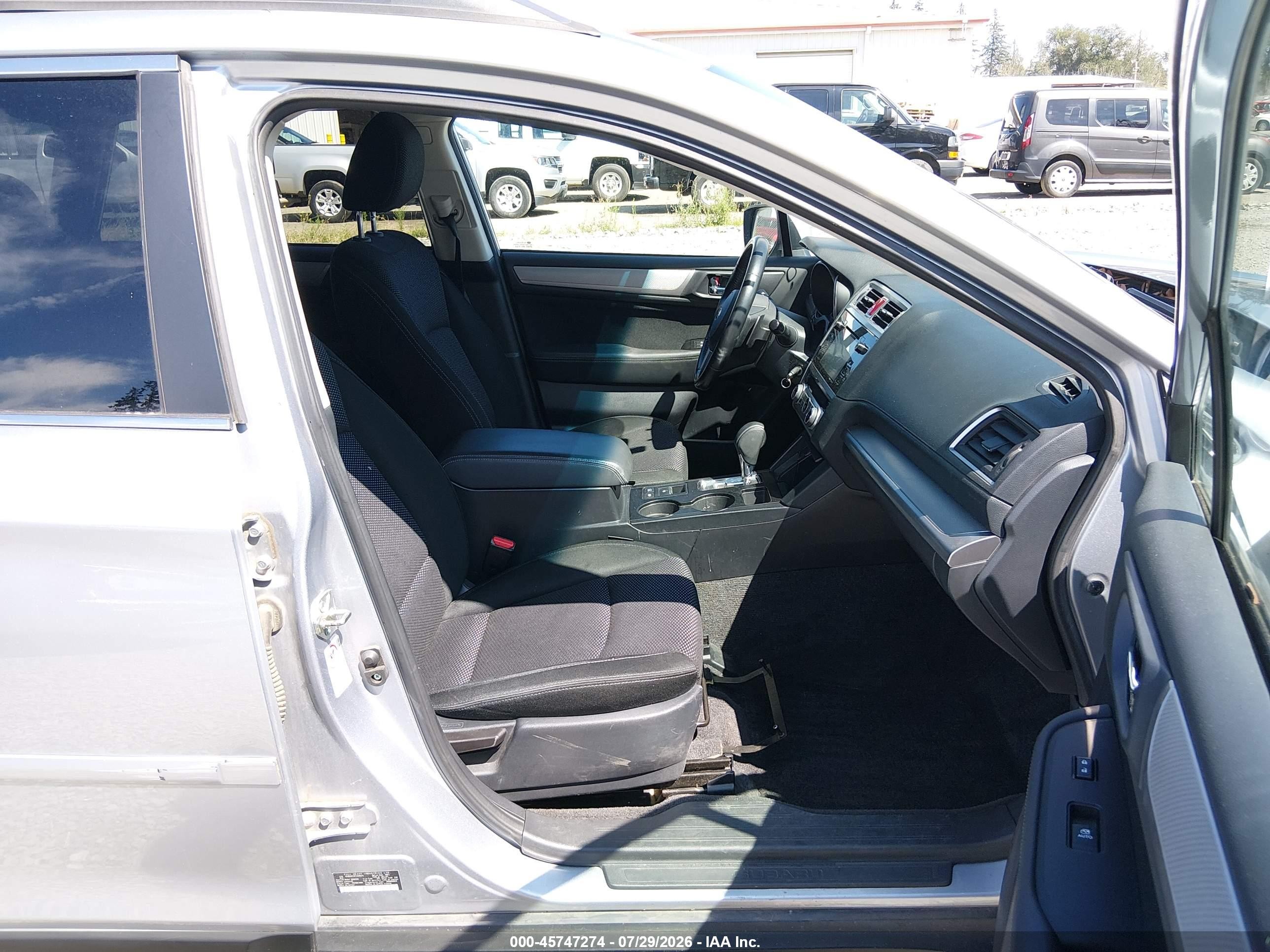 2015 Subaru Outback 2.5i Premium Light Blue vin: 4S4BSACC9F3249575