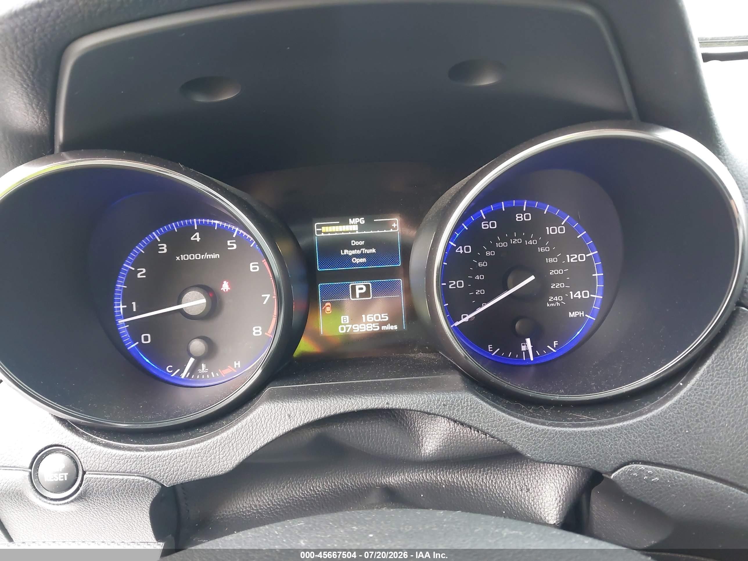 2015 Subaru Outback 2.5i Premium Blue vin: 4S4BSACC9F3296315