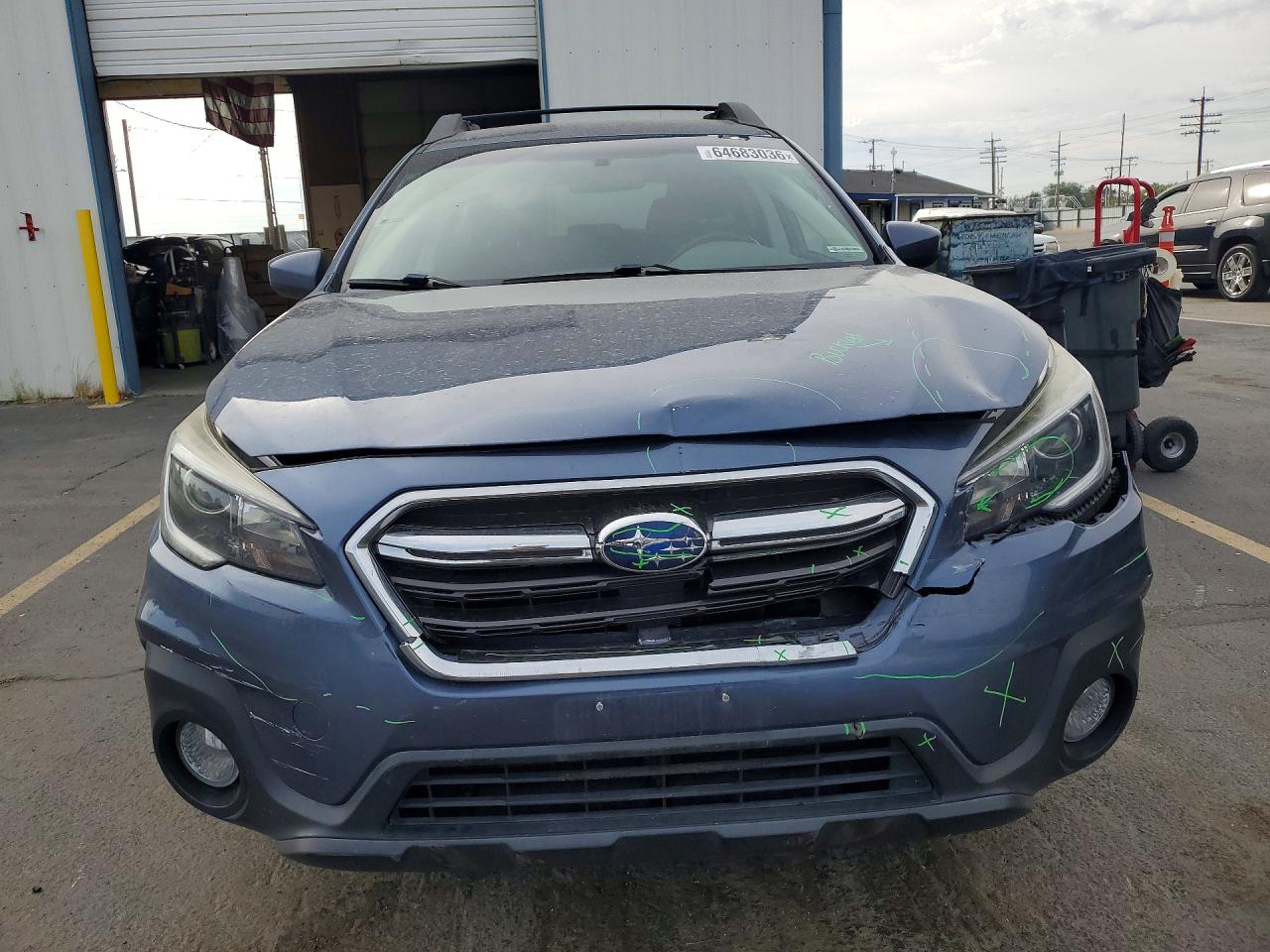 2018 Subaru Outback Blue vin: 4S4BSACC9J3263291