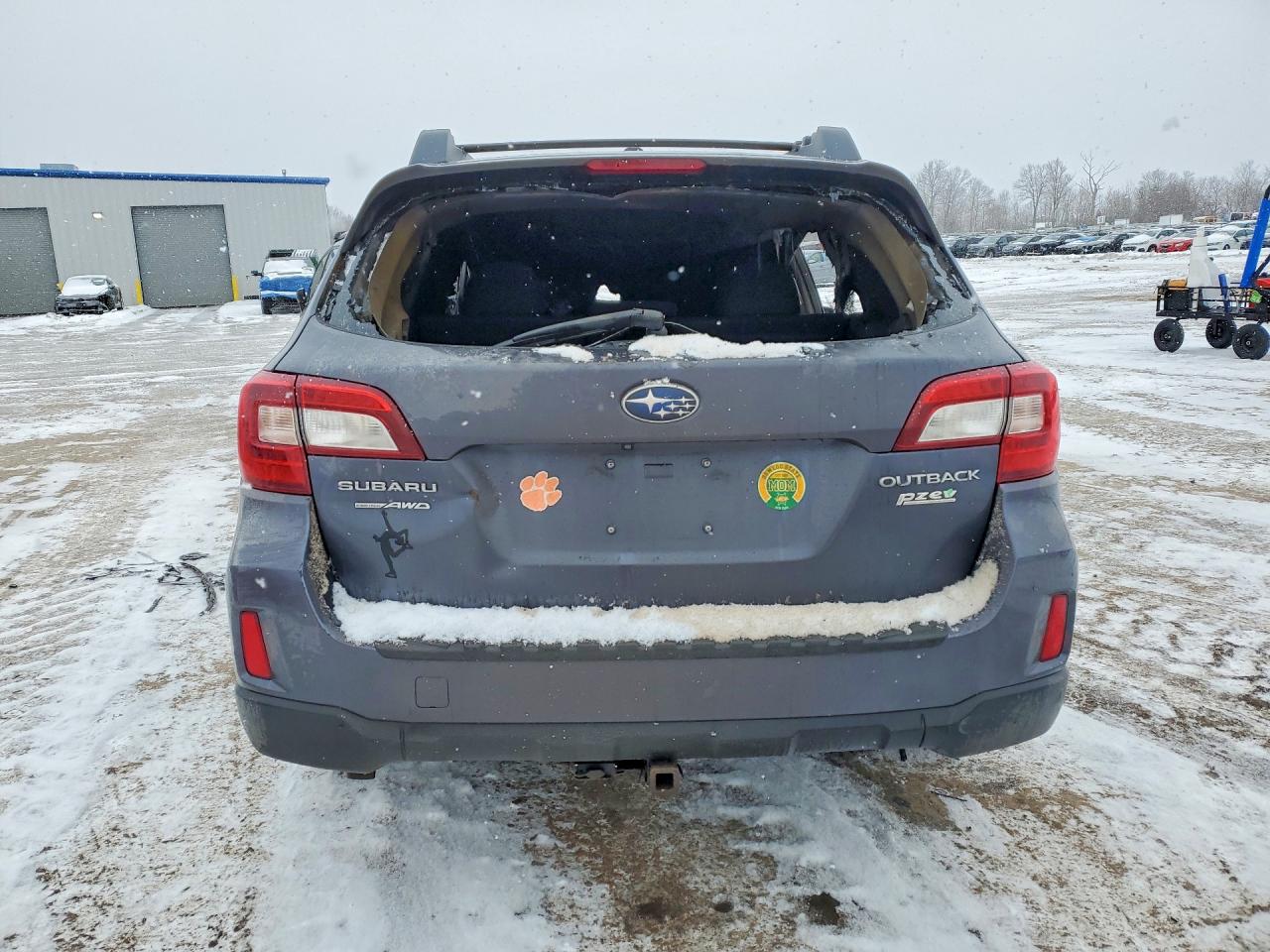 2015 Subaru Outback 2.5i Premium Blue vin: 4S4BSACCXF3258348