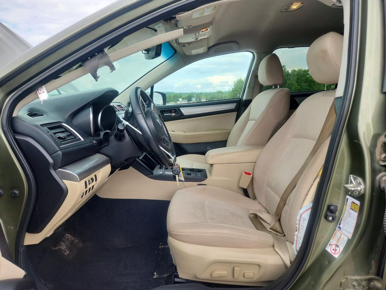 2017 Subaru Outback 2.5i Premium Green vin: 4S4BSACCXH3340809