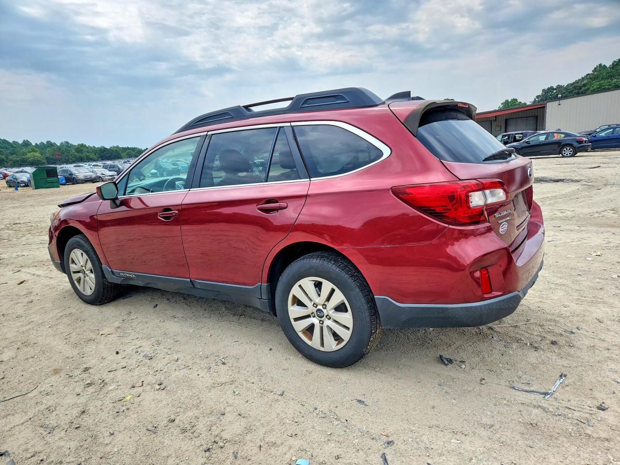 2017 Subaru Outback 2.5i Premium Red vin: 4S4BSACCXH3362986