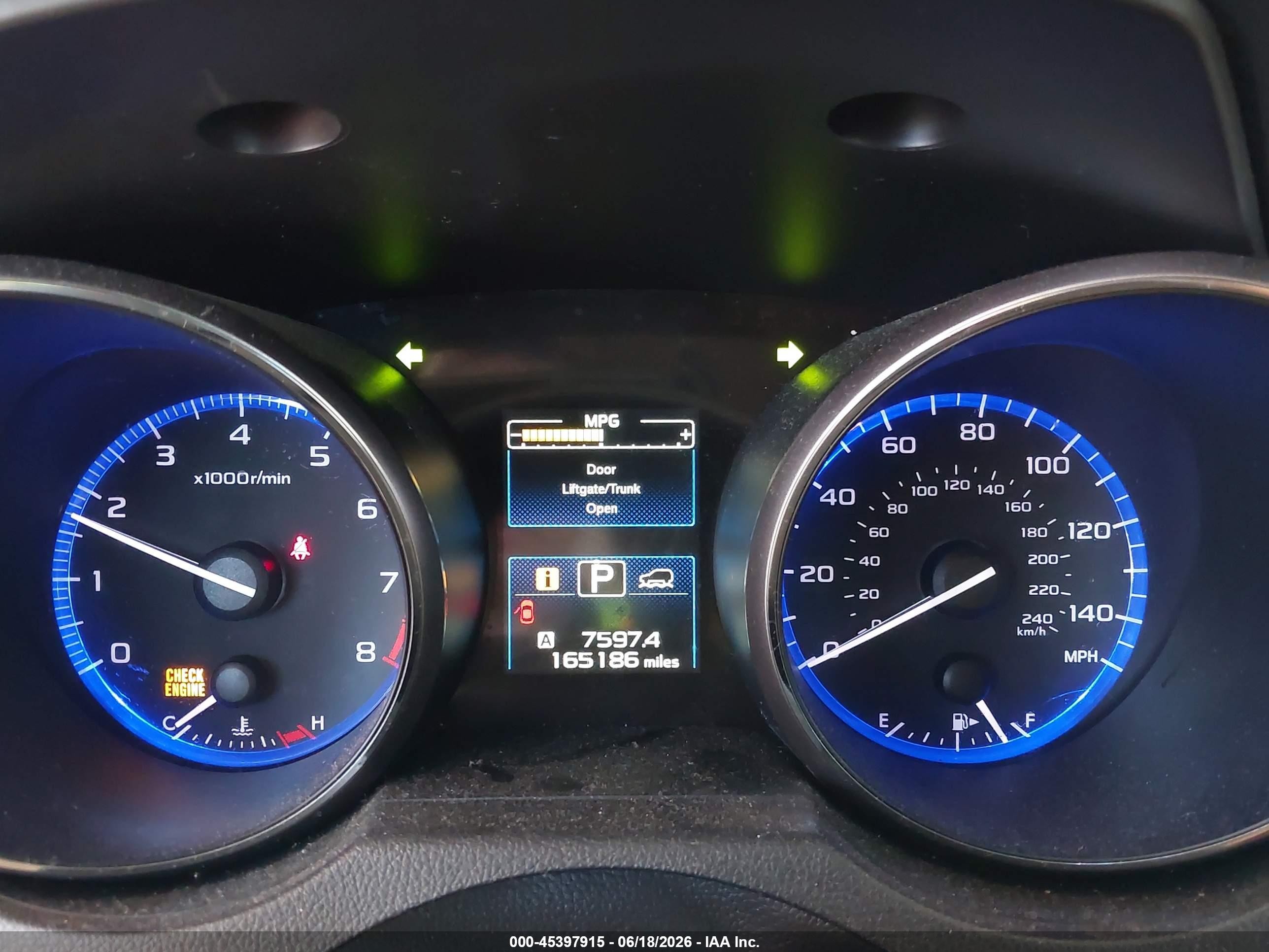 2015 Subaru Outback 2.5i Premium Green vin: 4S4BSADC1F3241307