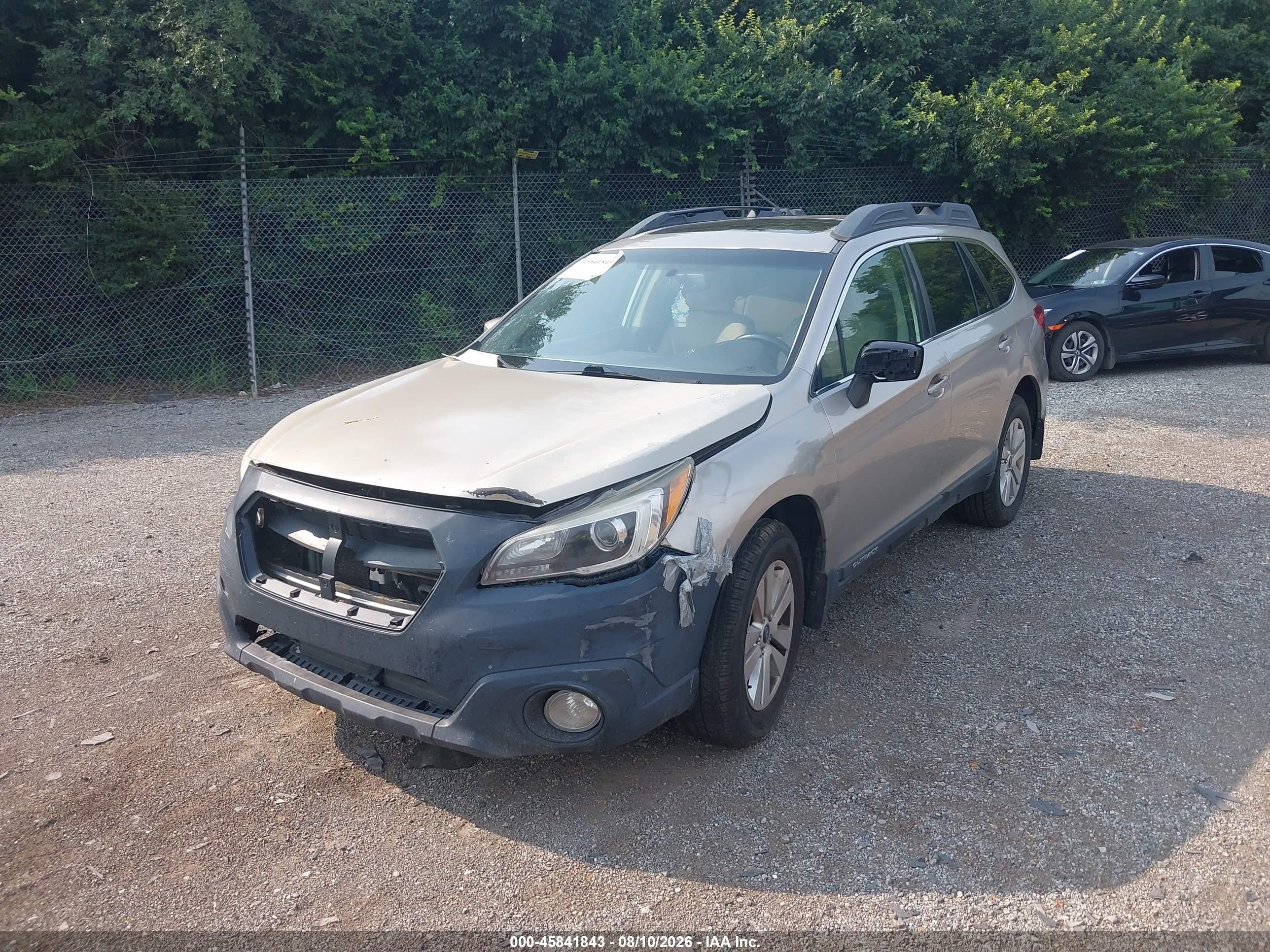 2015 Subaru Outback 2.5i Premium Gold vin: 4S4BSADC2F3242644