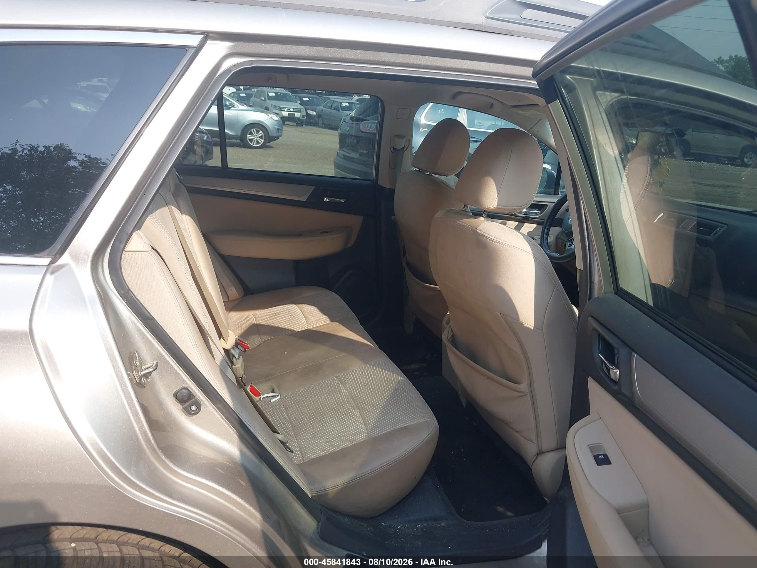 2015 Subaru Outback 2.5i Premium Gold vin: 4S4BSADC2F3242644