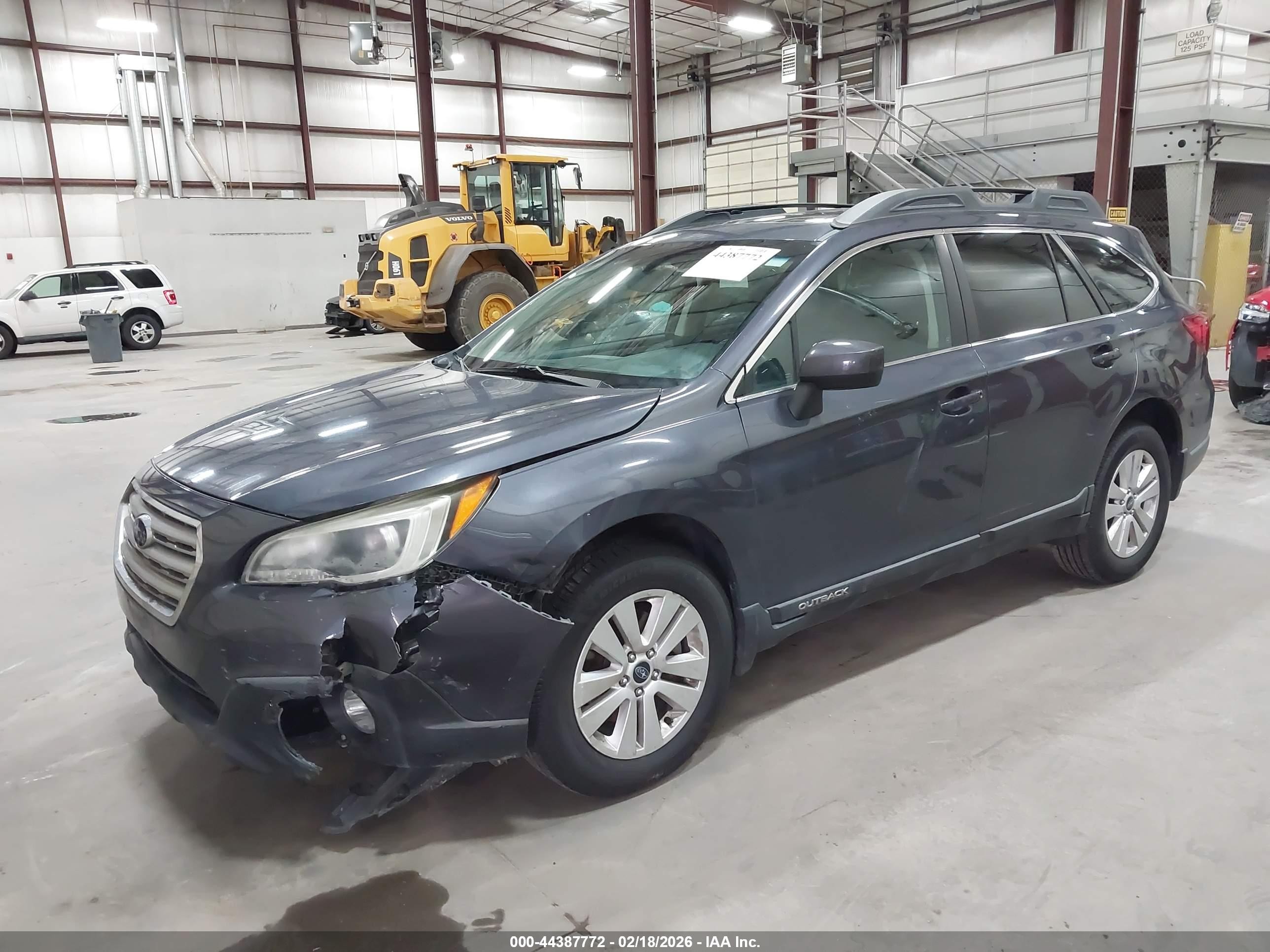 2015 Subaru Outback 2.5i Premium Blue vin: 4S4BSADC2F3244975