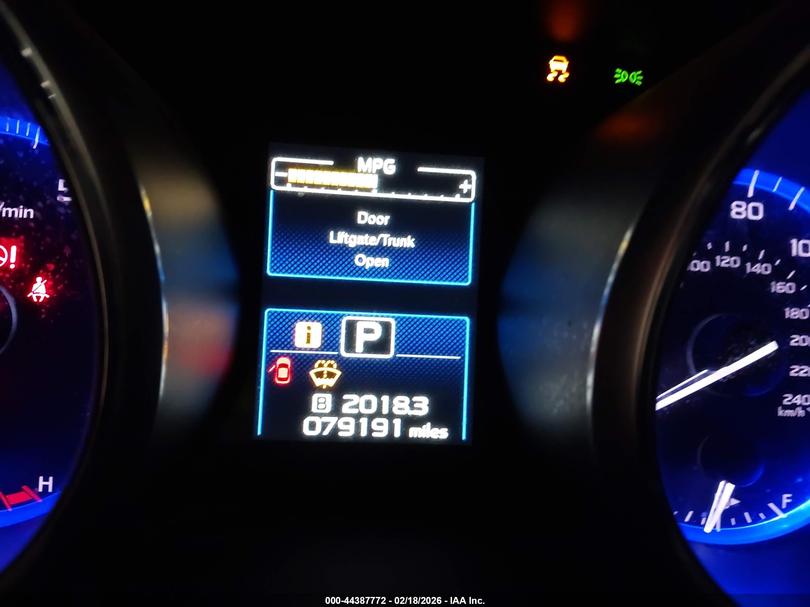 2015 Subaru Outback 2.5i Premium Blue vin: 4S4BSADC2F3244975