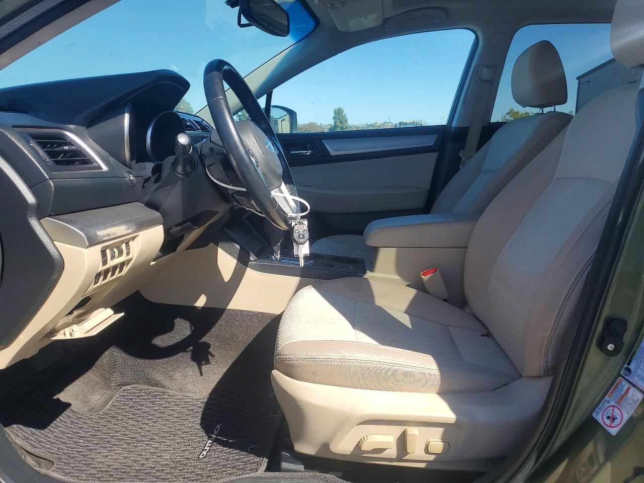 2015 Subaru Outback 2.5i Premium Green vin: 4S4BSADC3F3257380