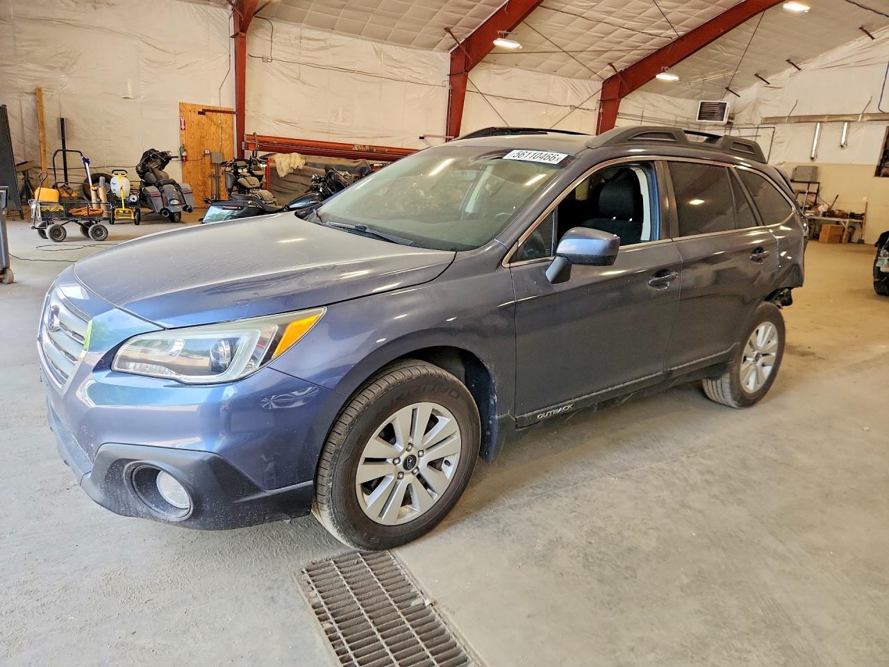 2015 Subaru Outback 2.5i Premium Blue vin: 4S4BSADC5F3315859