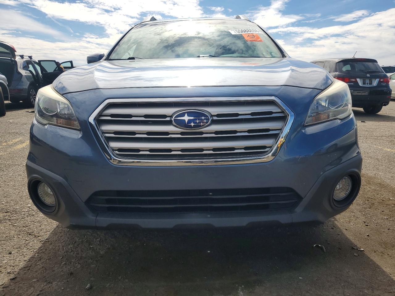 2017 Subaru Outback 2.5i Premium Blue vin: 4S4BSADC5H3327366