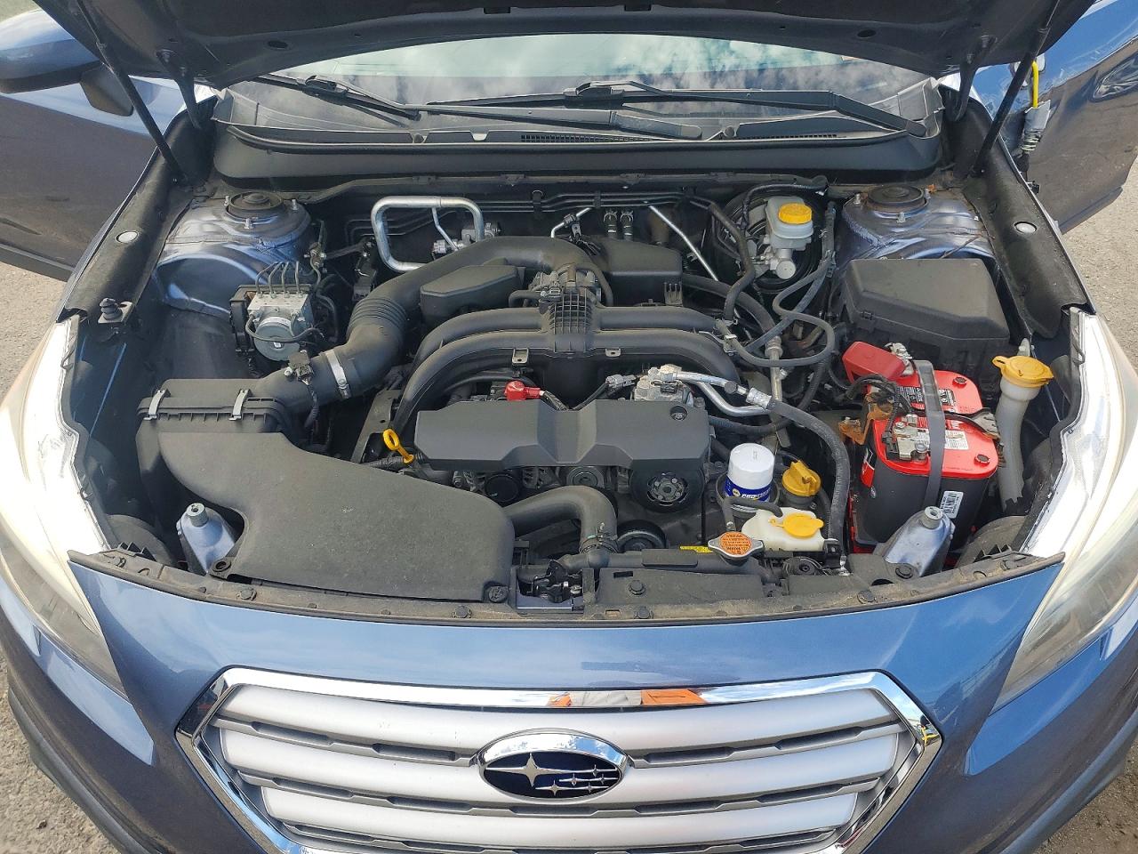 2017 Subaru Outback 2.5i Premium Blue vin: 4S4BSADC5H3327366