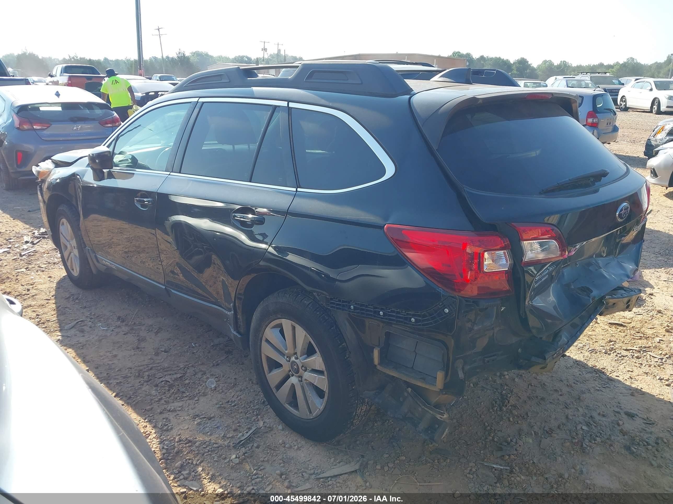 2017 Subaru Outback 2.5i Premium Black vin: 4S4BSADC5H3419920
