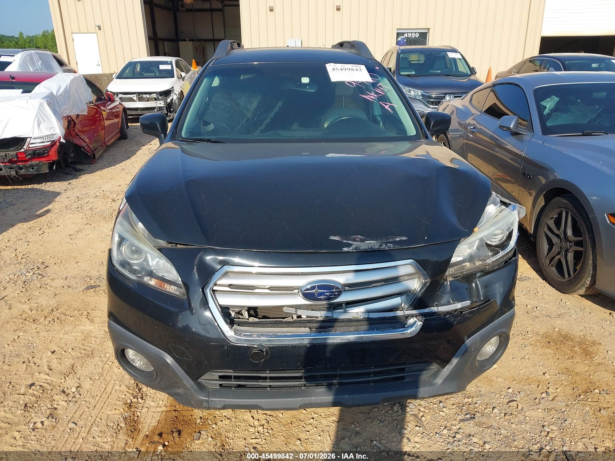 2017 Subaru Outback 2.5i Premium Black vin: 4S4BSADC5H3419920