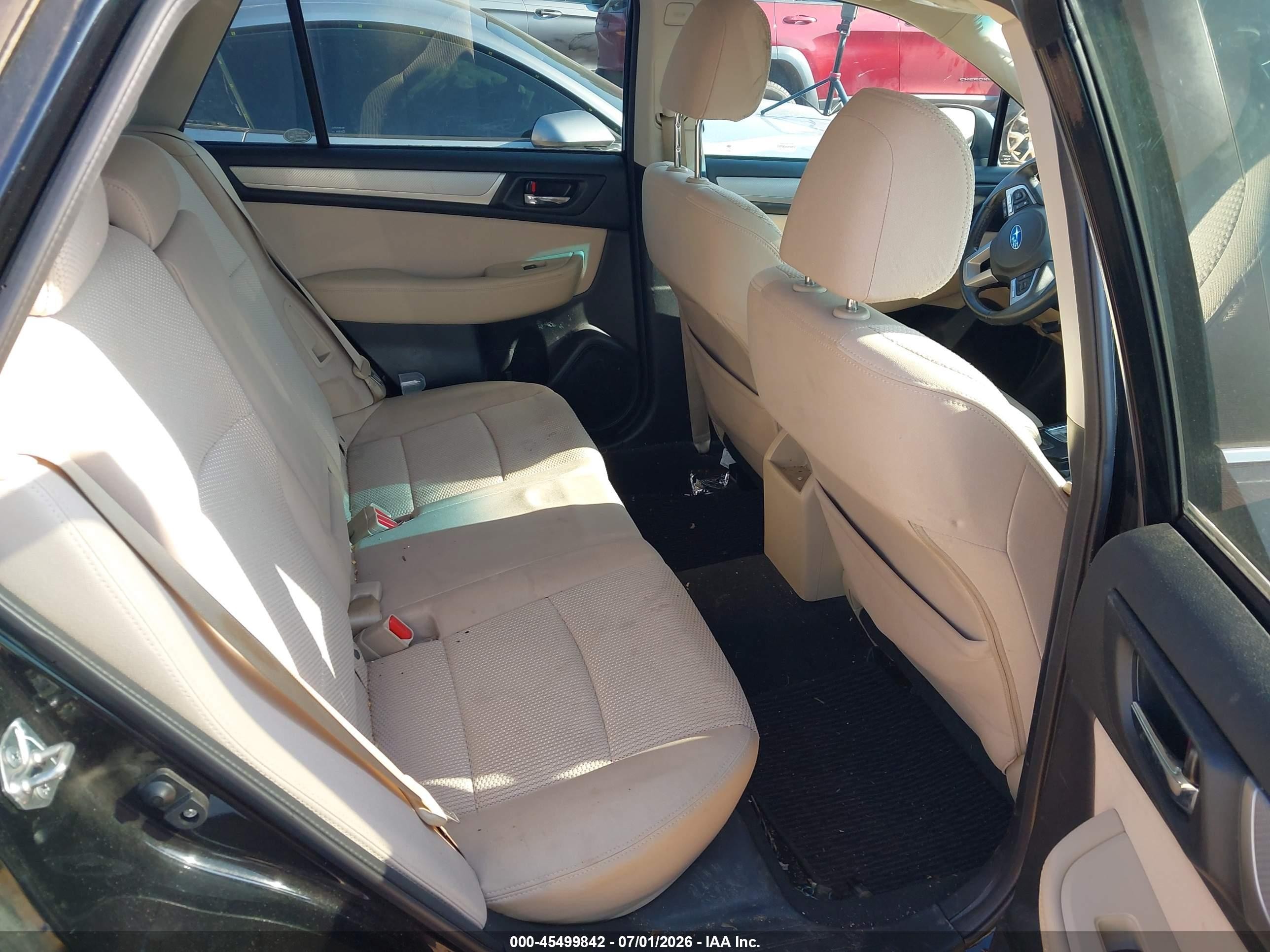 2017 Subaru Outback 2.5i Premium Black vin: 4S4BSADC5H3419920