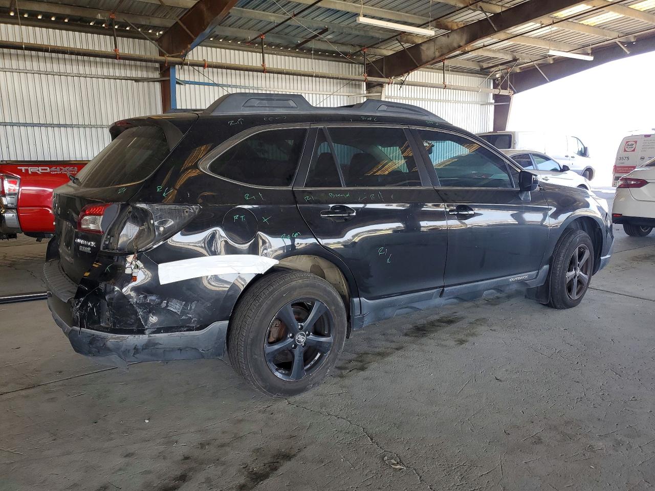 2015 Subaru Outback 2.5i Premium Black vin: 4S4BSADC6F3206505