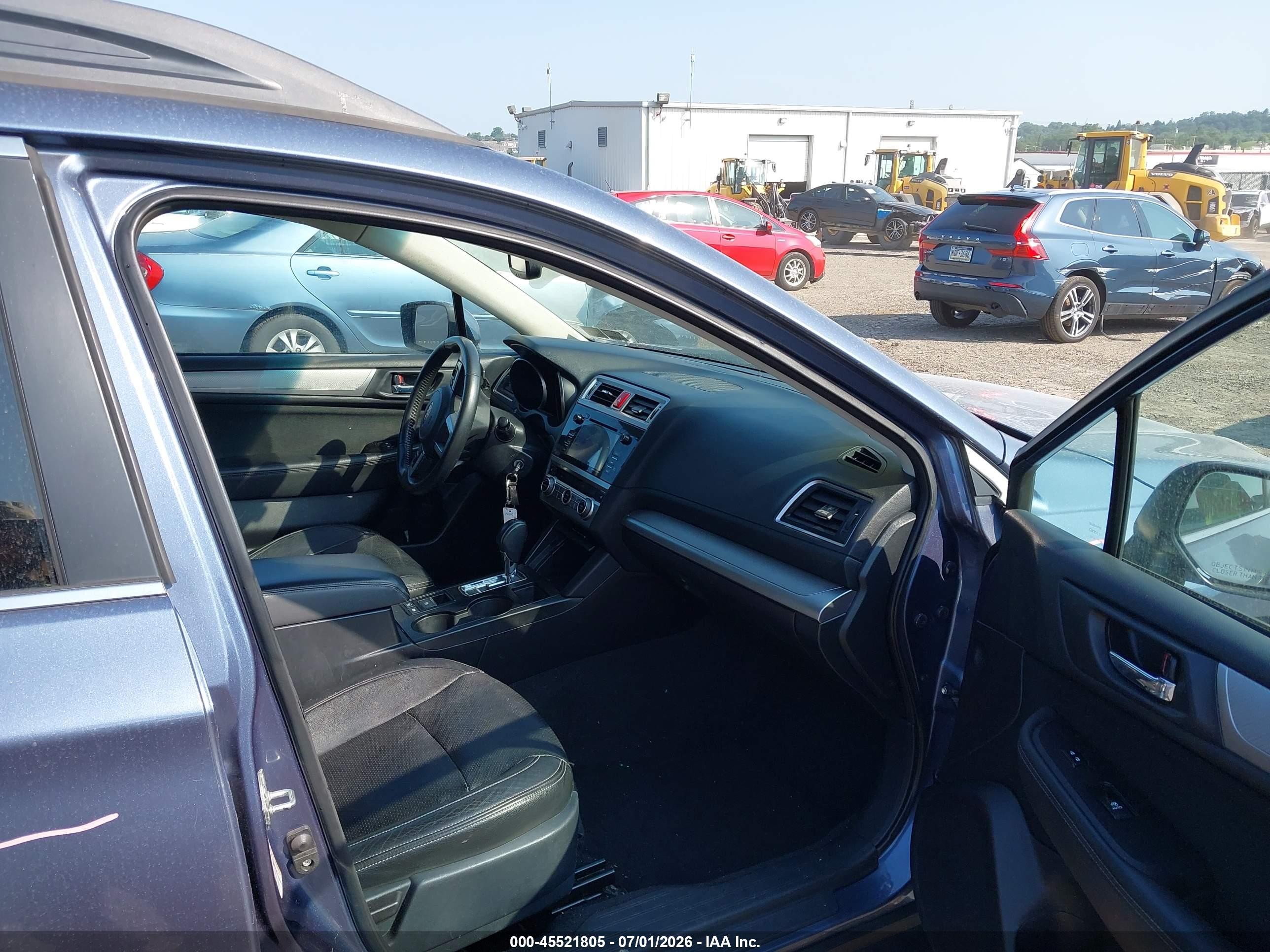 2015 Subaru Outback 2.5i Premium Blue vin: 4S4BSADC6F3272536
