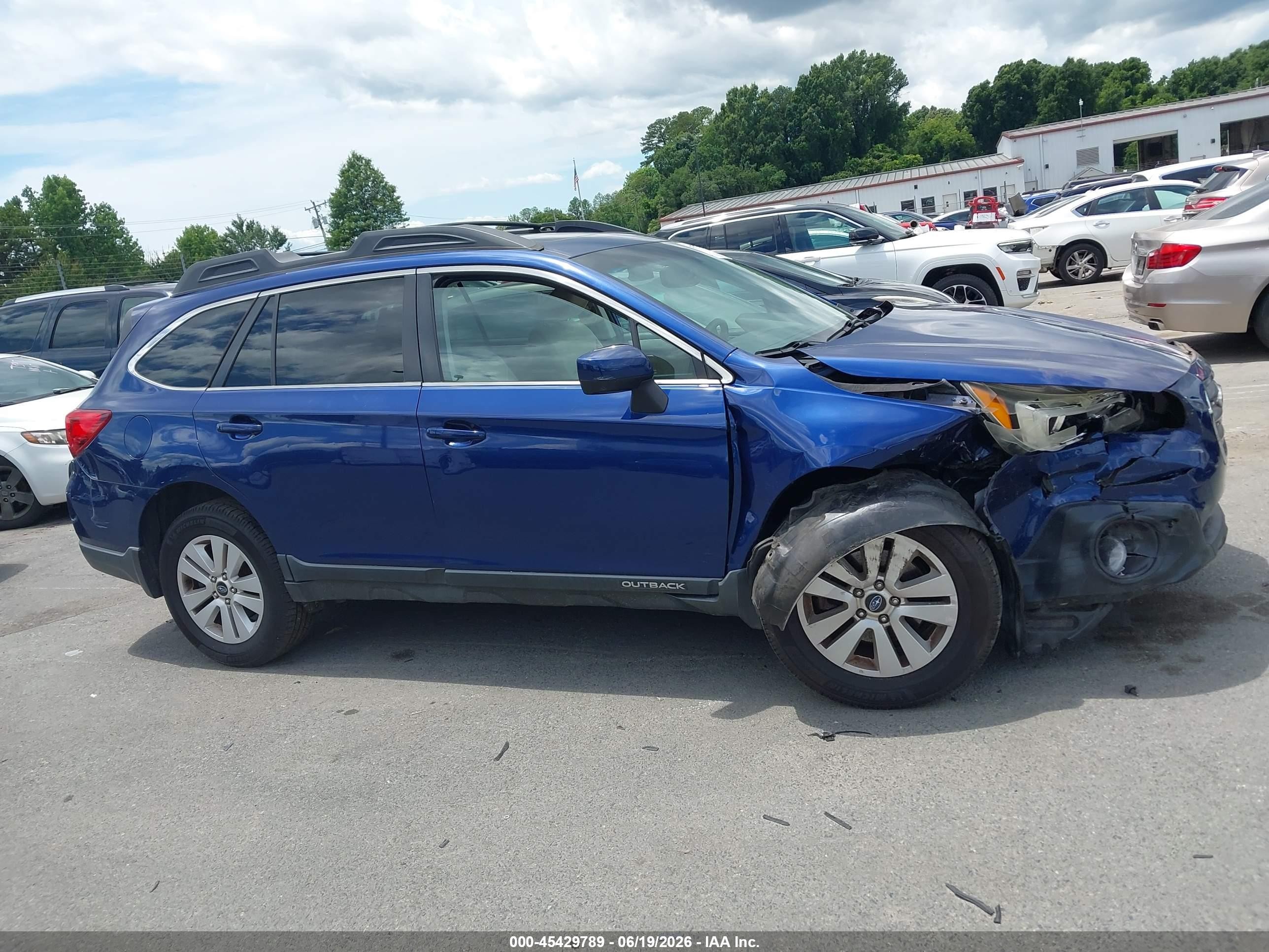 2015 Subaru Outback 2.5i Premium Синий vin: 4S4BSADC7F3228769