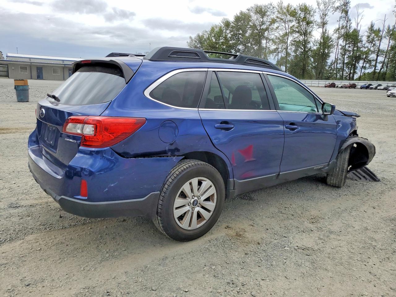 2015 Subaru Outback 2.5i Premium Blue vin: 4S4BSADC7F3237178