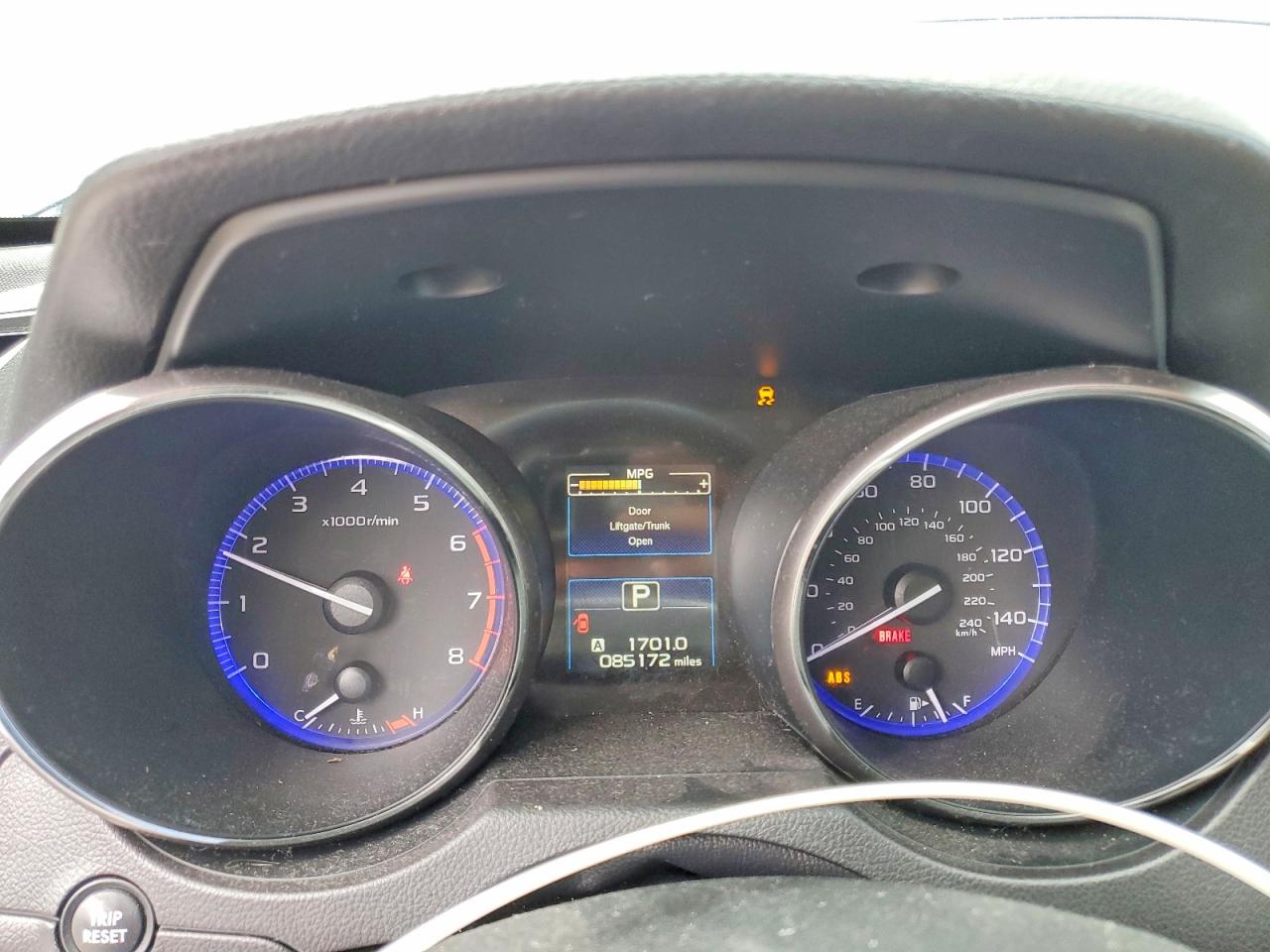 2015 Subaru Outback 2.5i Premium Blue vin: 4S4BSADC7F3237178