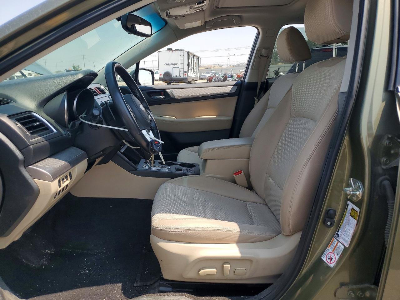 2015 Subaru Outback 2.5i Premium Green vin: 4S4BSADCXF3240799