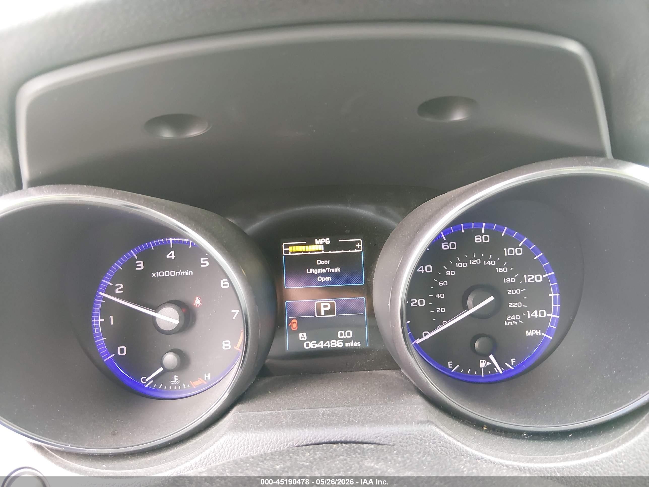 2015 Subaru Outback 2.5i Premium Blue vin: 4S4BSADCXF3258039