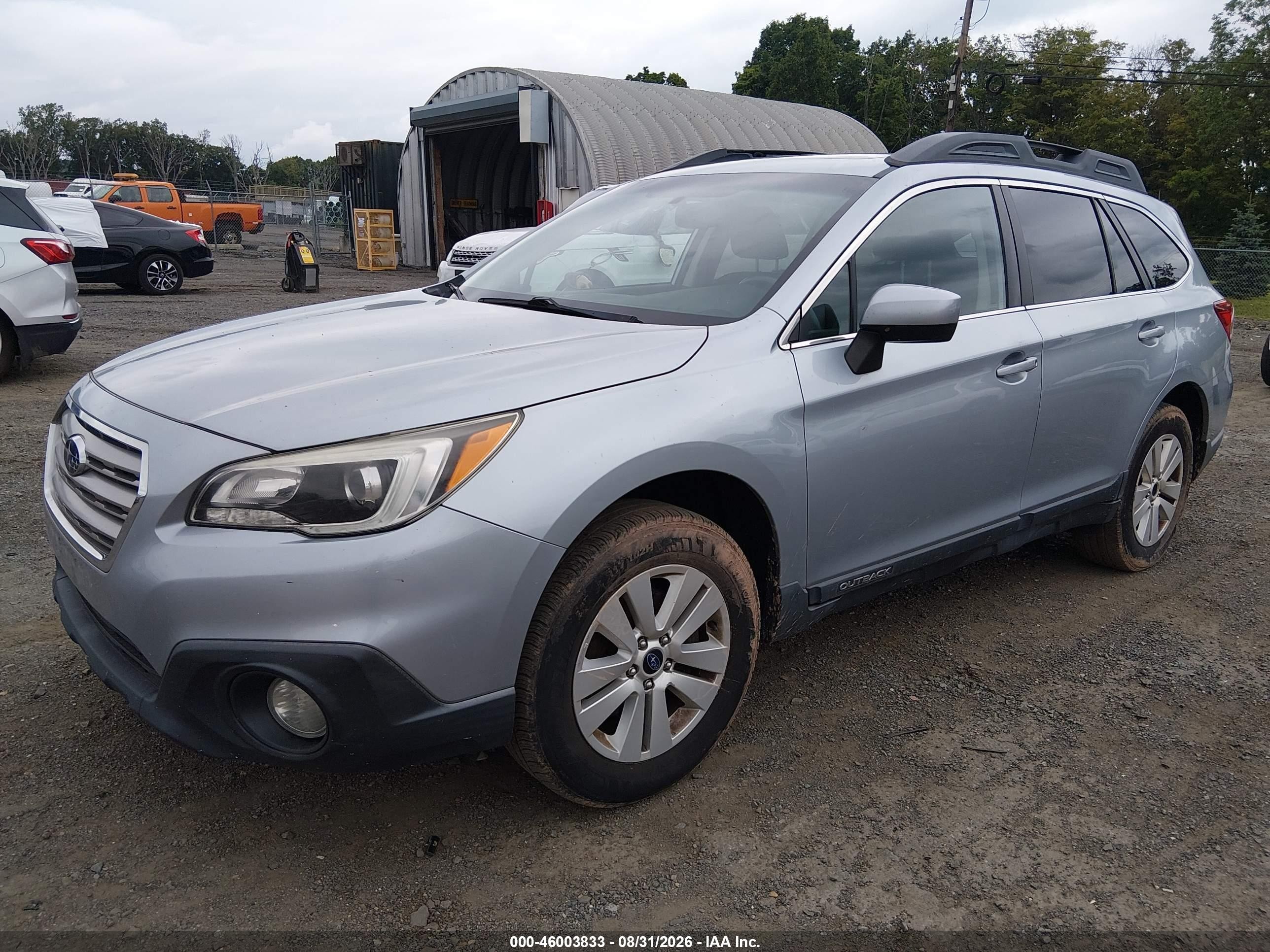 2015 Subaru Outback 2.5i Premium Light Blue vin: 4S4BSAEC3F3336143