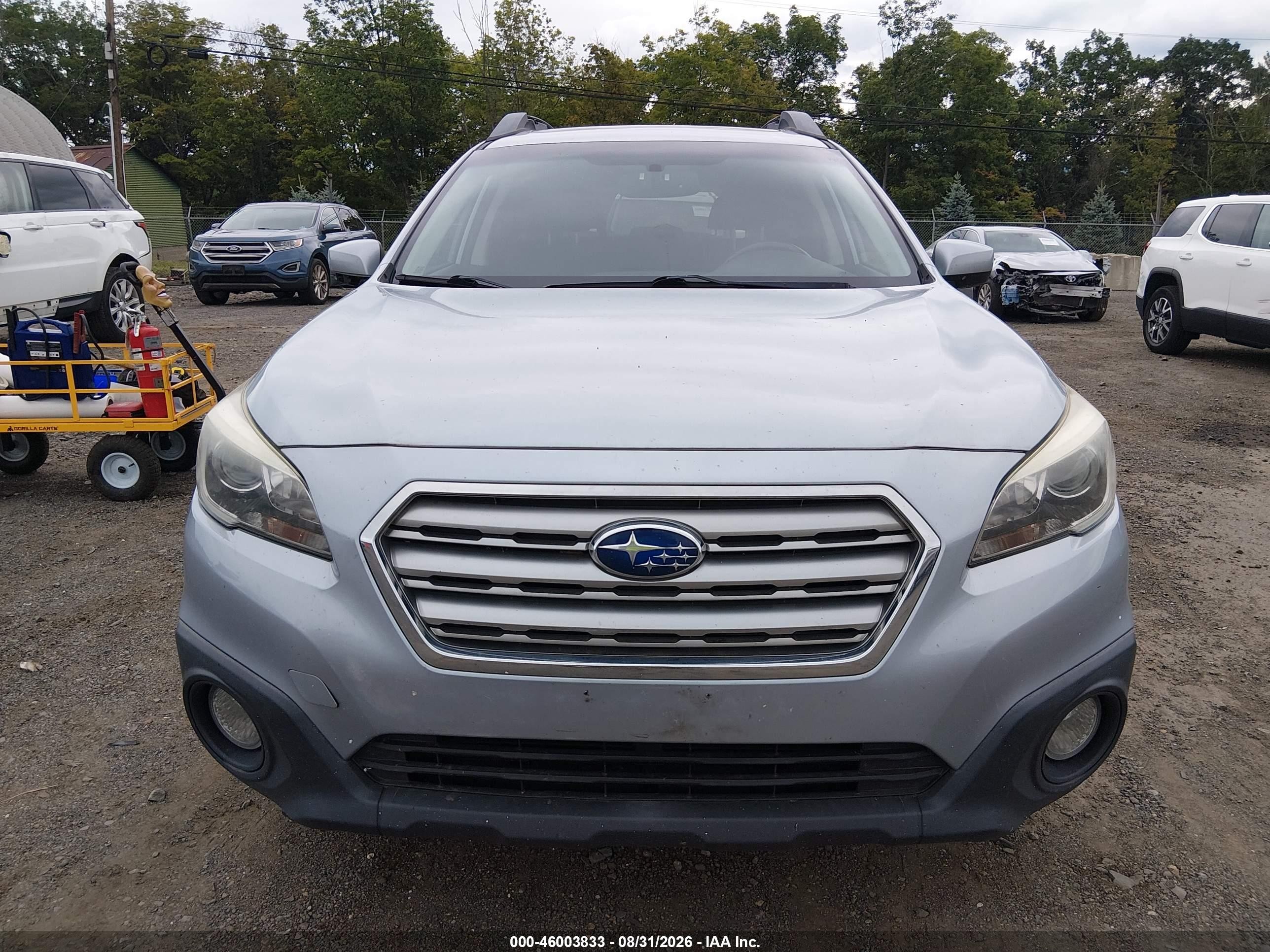 2015 Subaru Outback 2.5i Premium Light Blue vin: 4S4BSAEC3F3336143