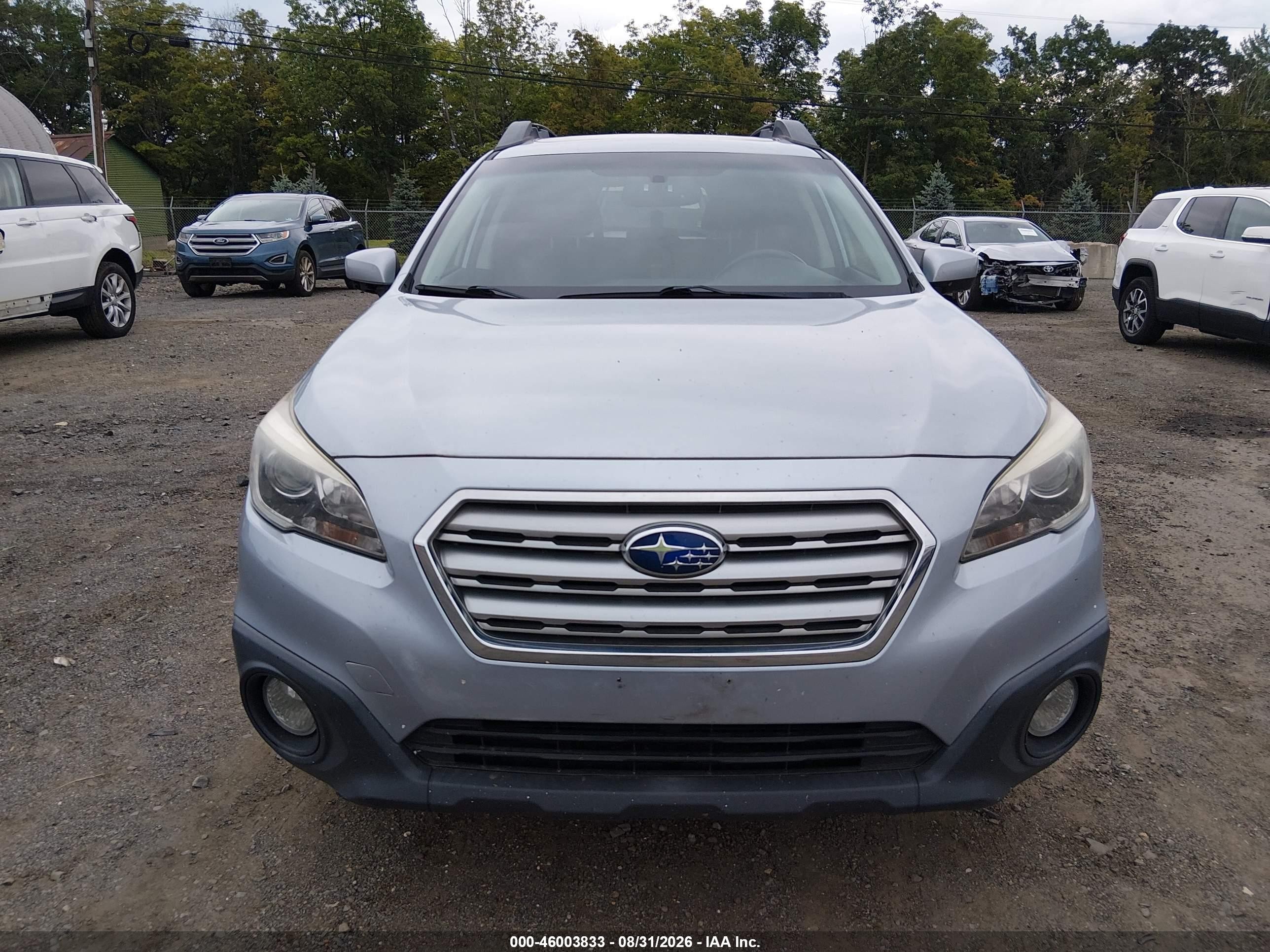 2015 Subaru Outback 2.5i Premium Light Blue vin: 4S4BSAEC3F3336143